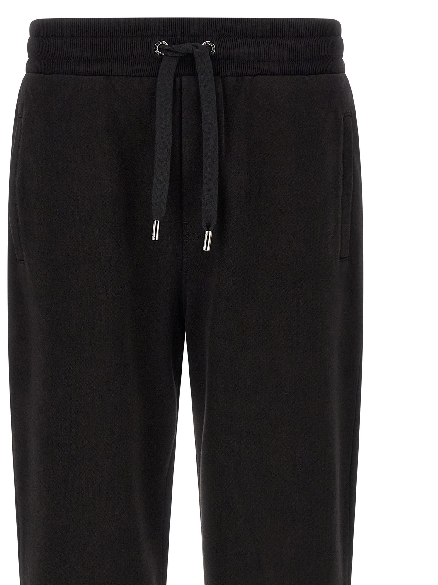 Dolce & Gabbana Black Cotton Joggers (Workout Pants)