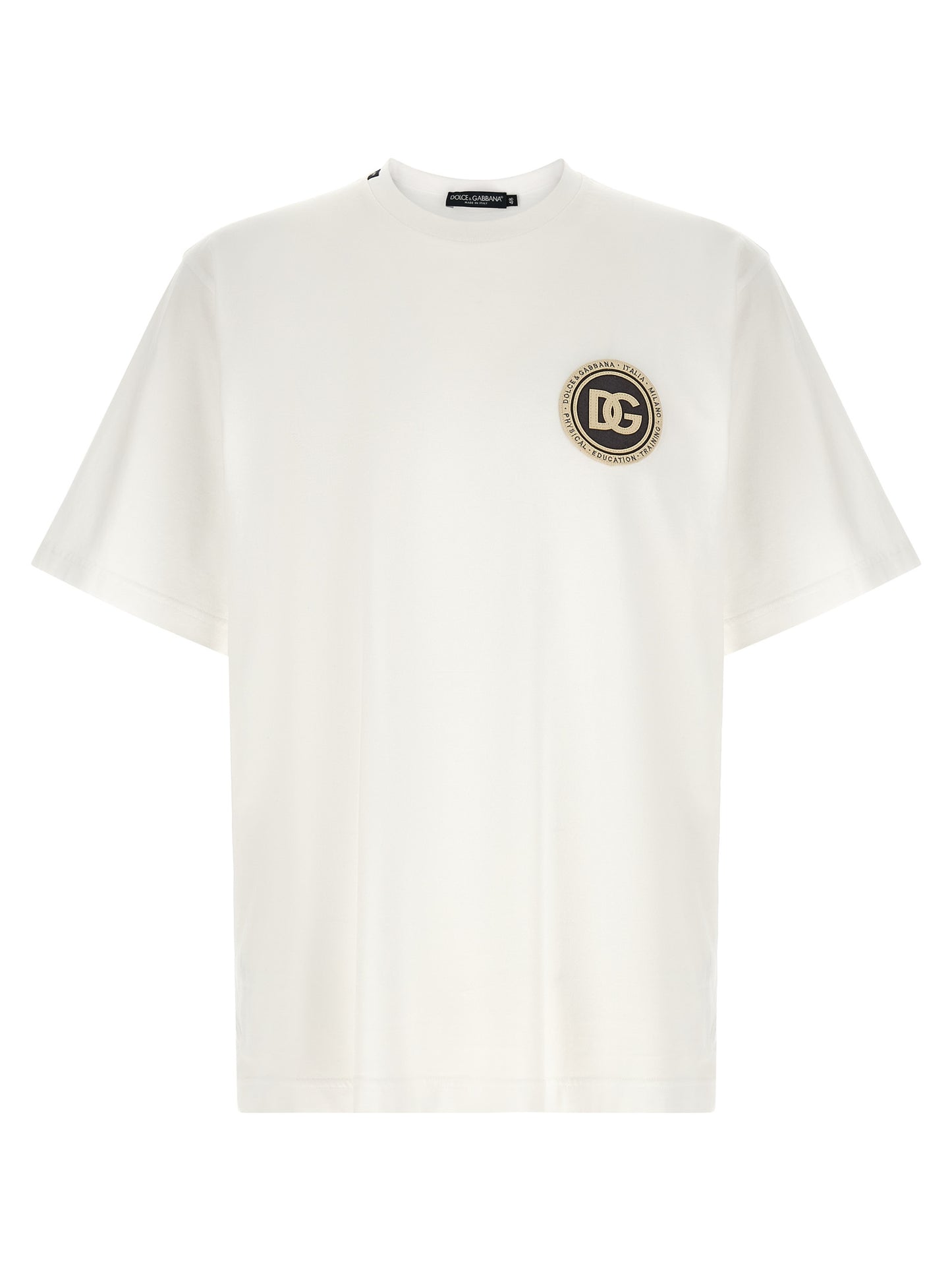 Dolce & Gabbana White Cotton T-Shirt