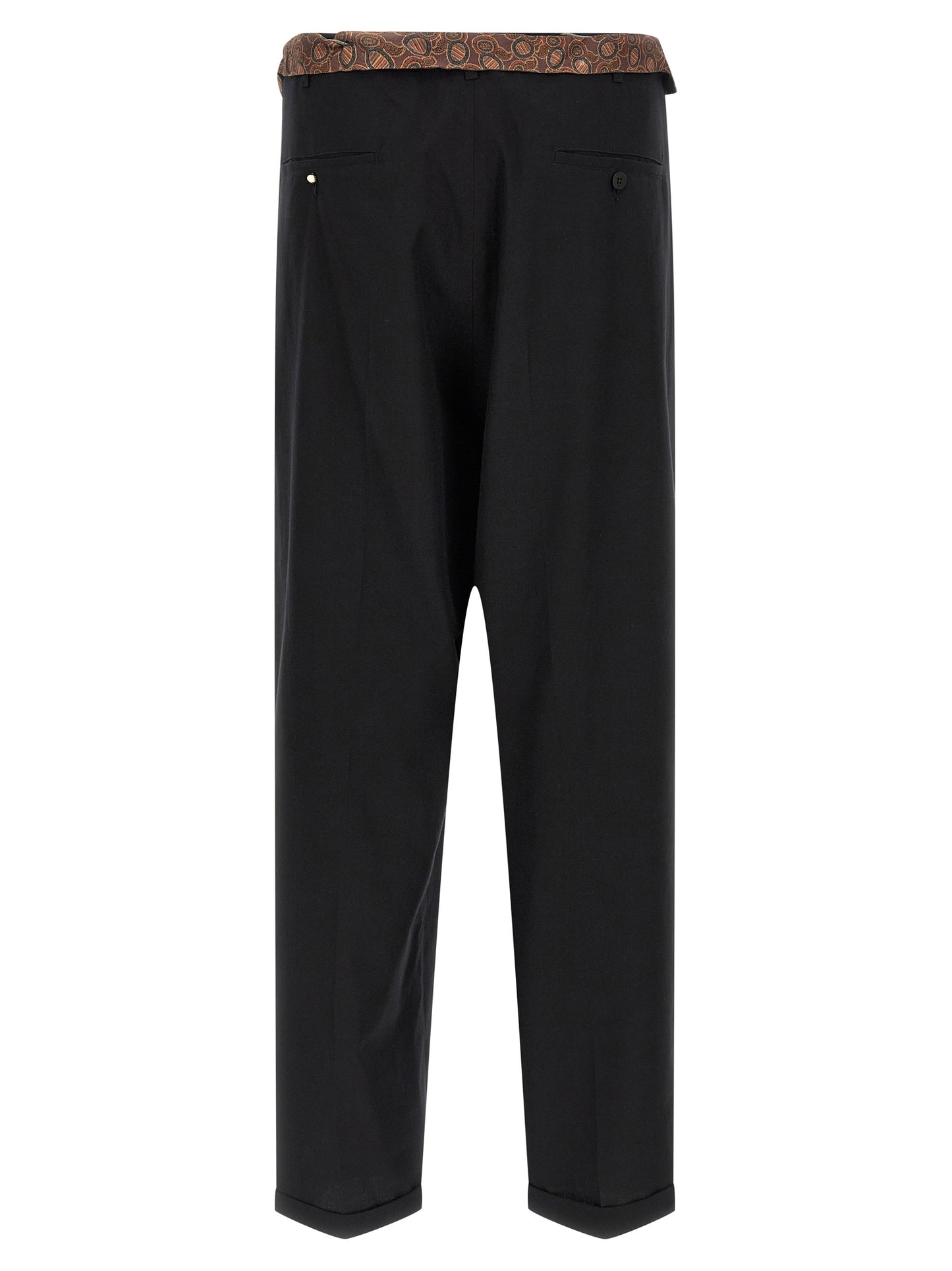 Magliano Black Cotton Casual Pants