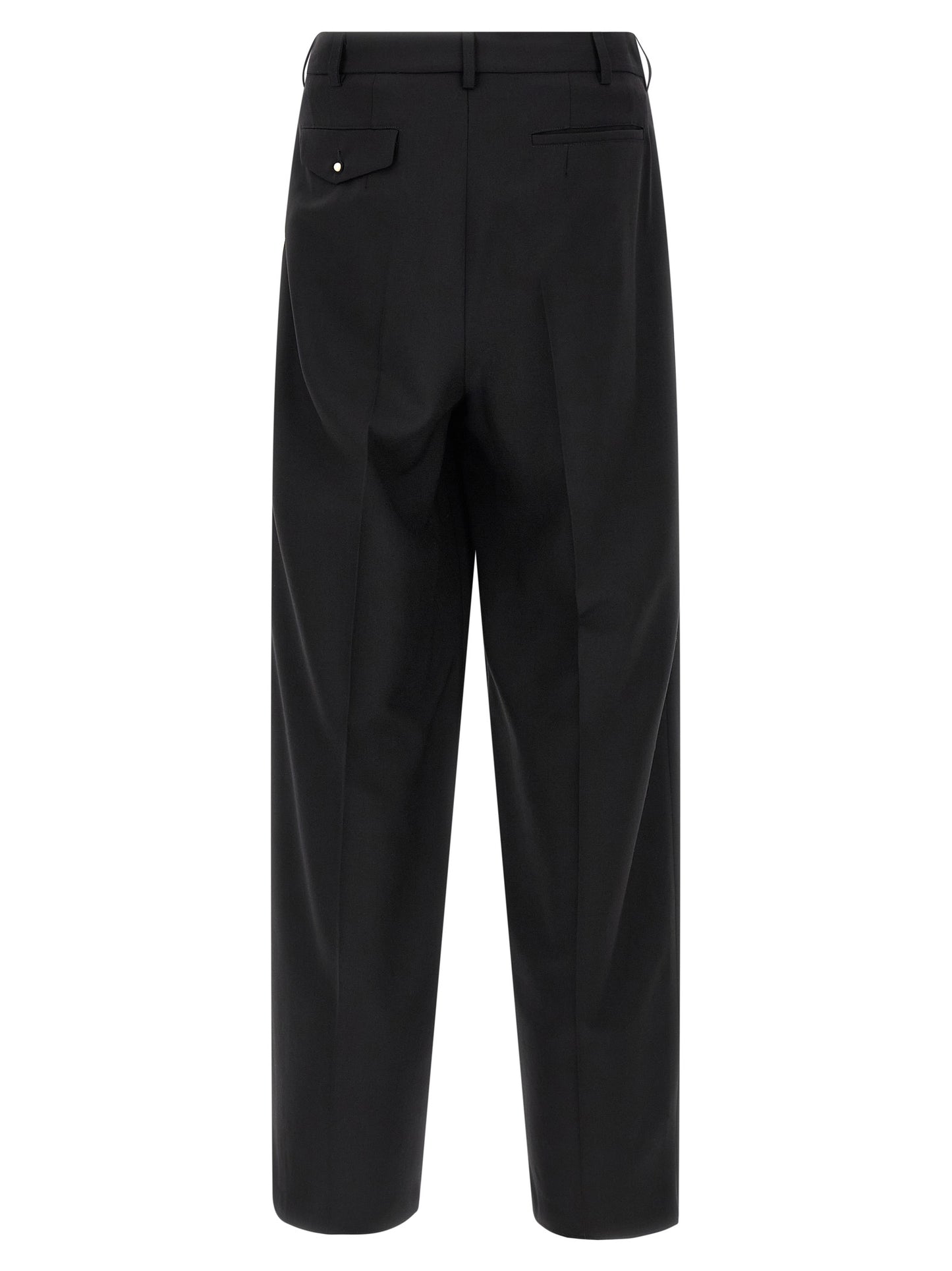 Magliano Black Wool Dress Pants