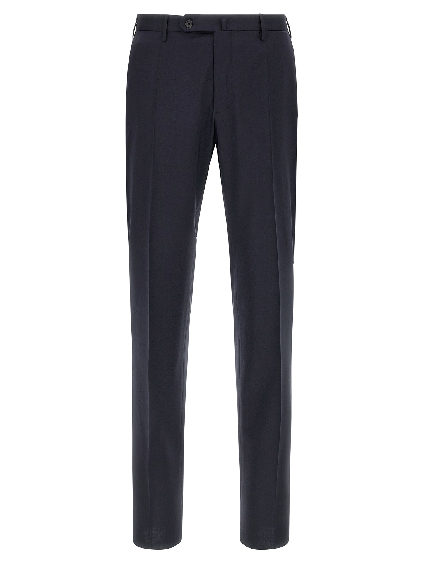 Incotex Blue Virgin Wool Dress Pants