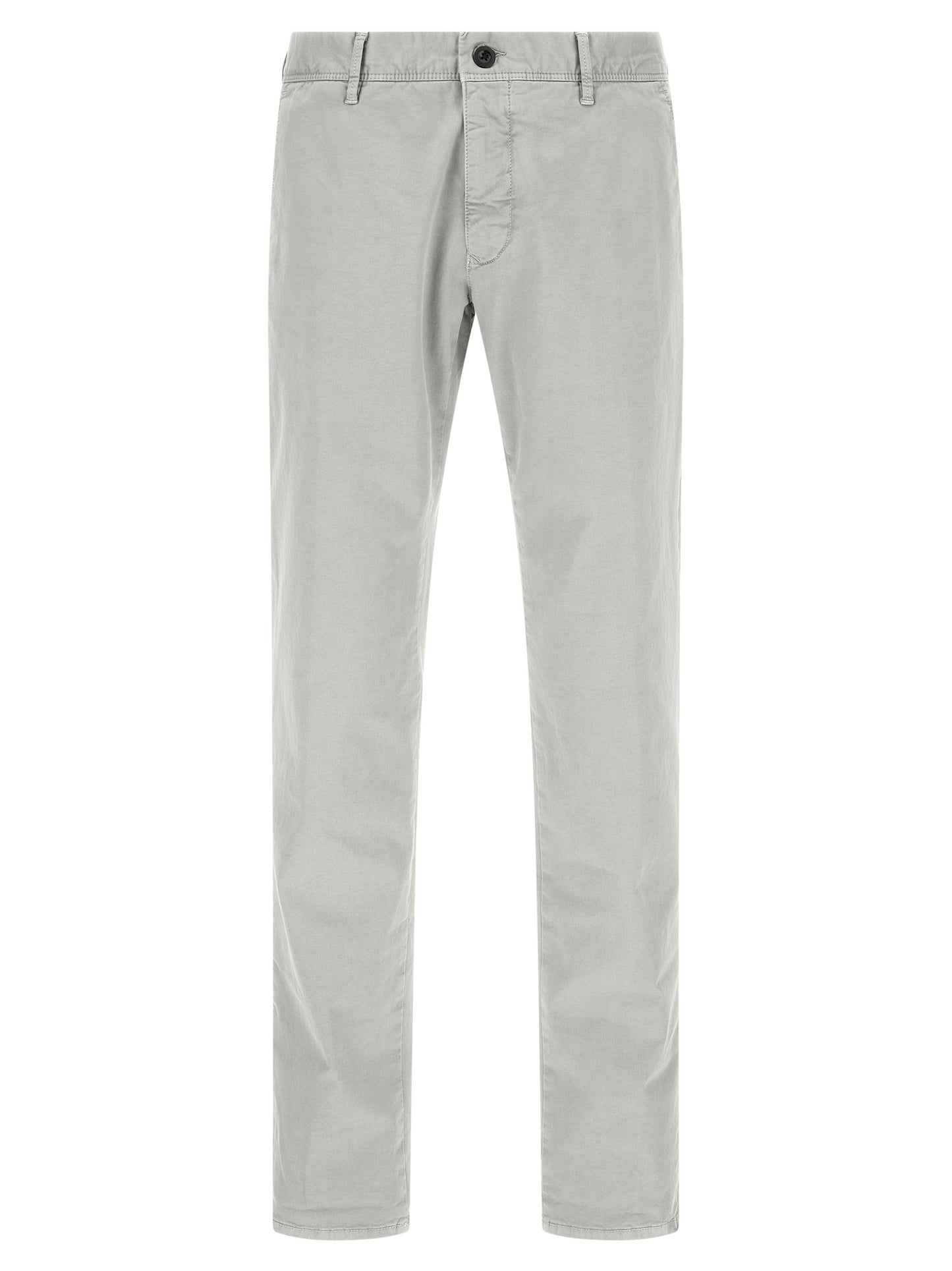 Incotex Gray Cotton Casual Pants