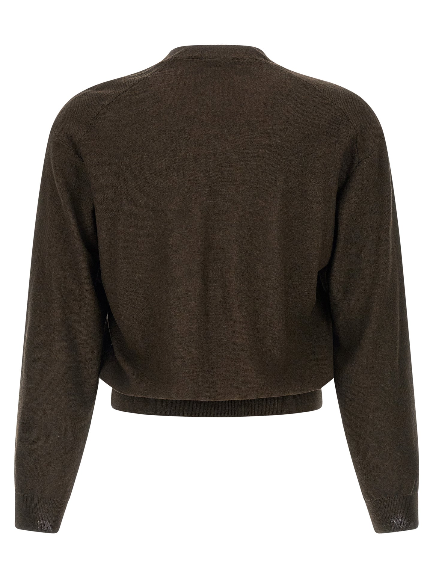 Lemaire Brown Marabou Cardigan