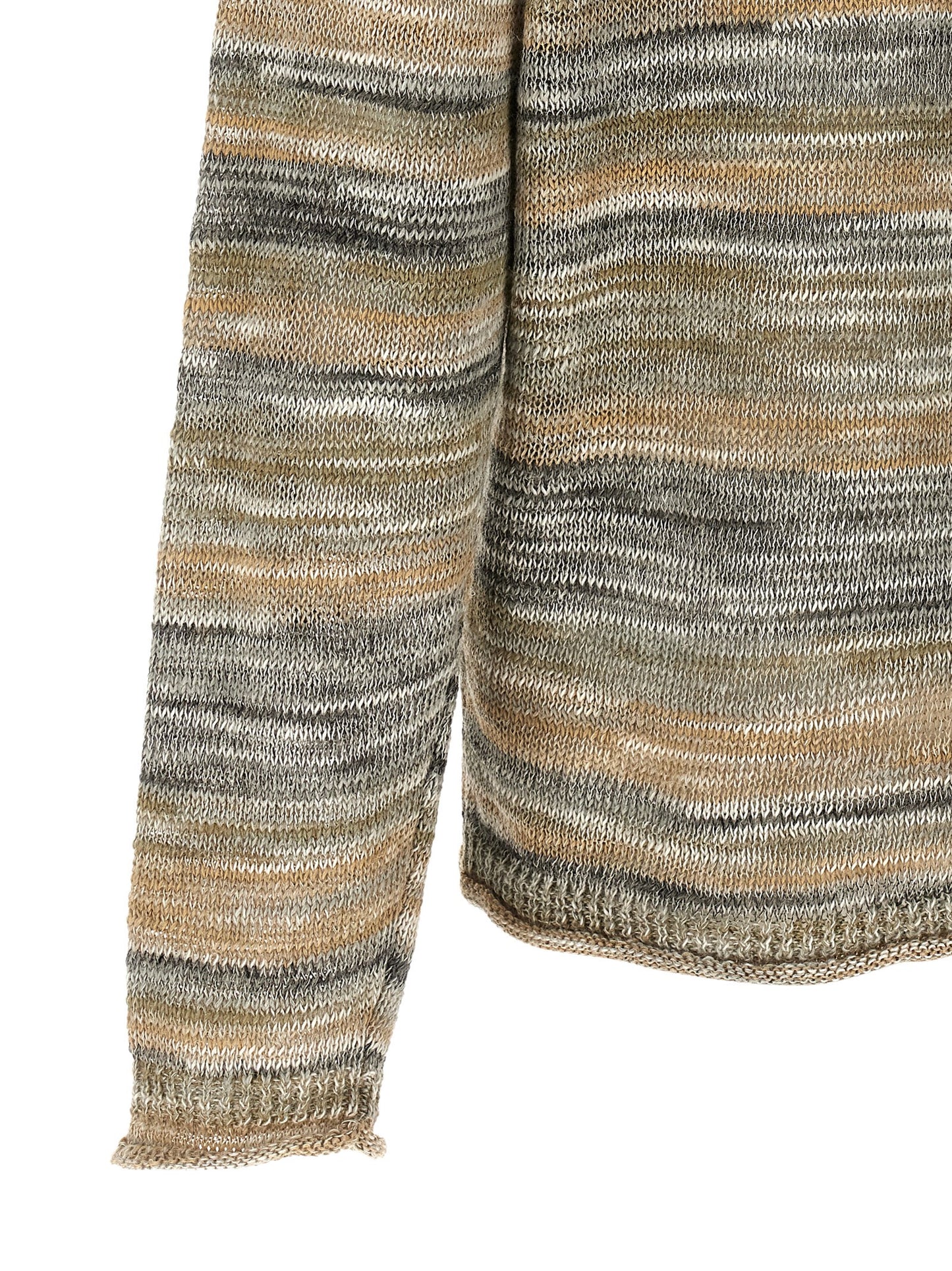 Roberto Collina Gray Linen Cardigan