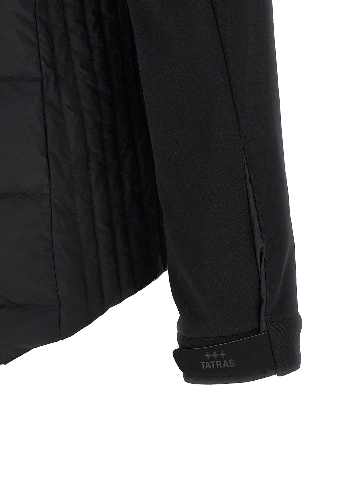 Tatras Black Nylon Full-Length Jacket