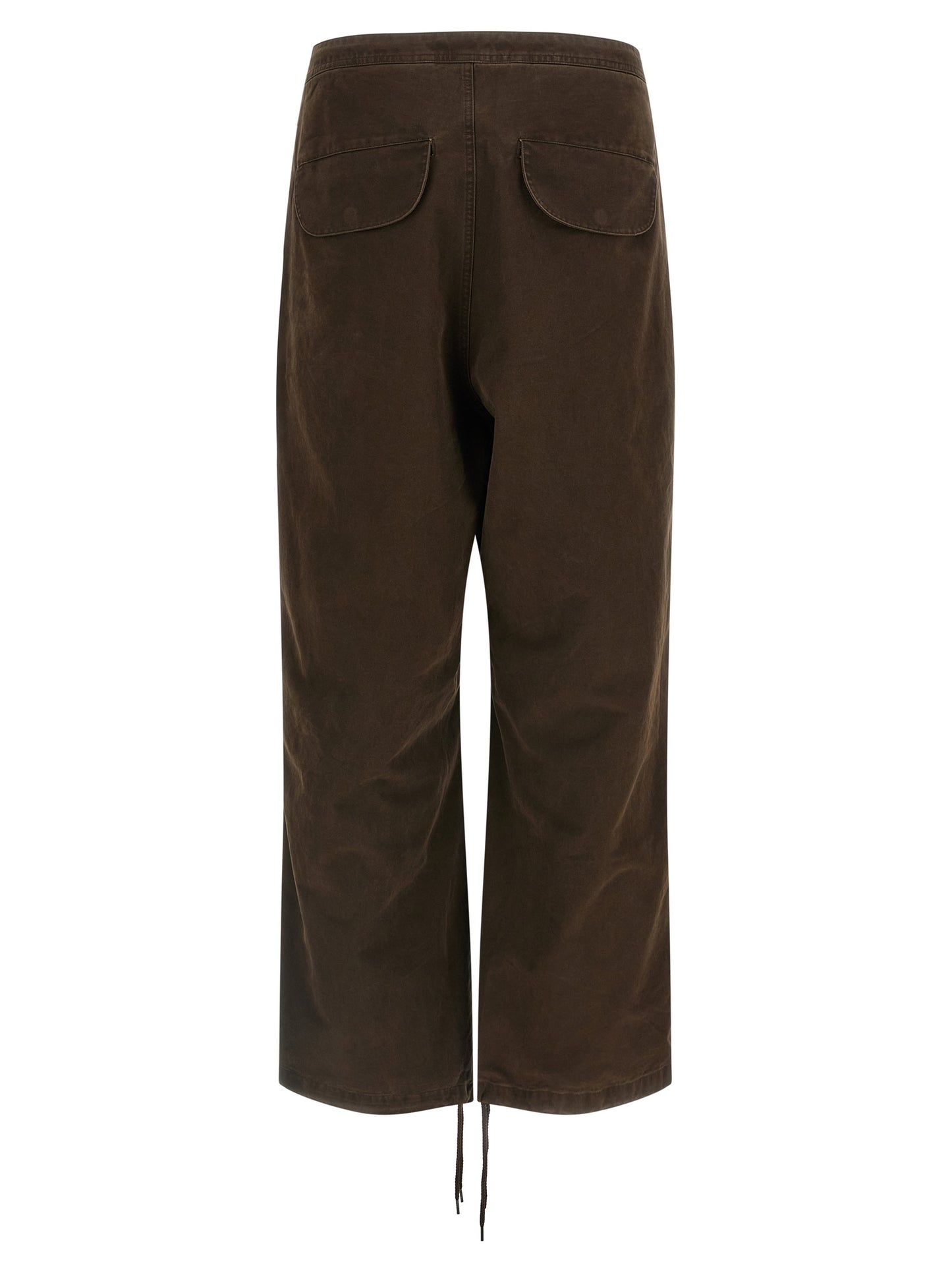 Entire Studios Brown Cotton Cargo Pants