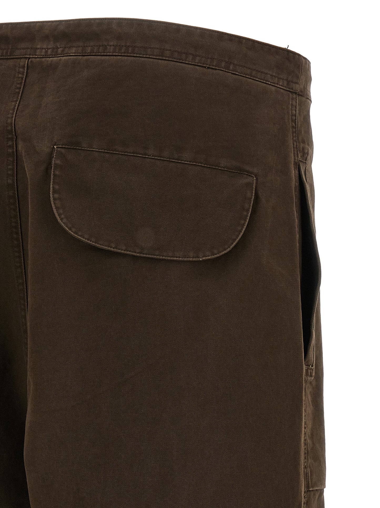 Entire Studios Brown Cotton Cargo Pants