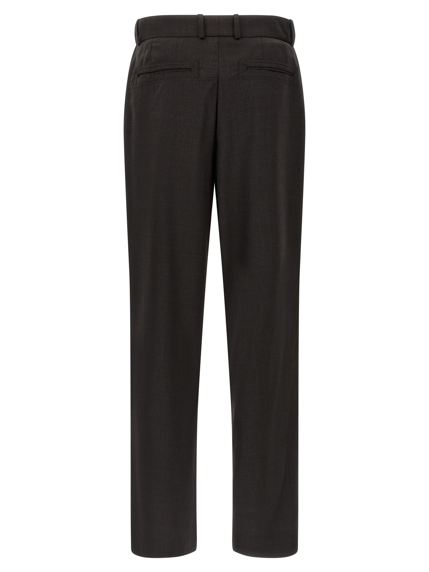Kiko Kostadinov Brown Virgin Wool Casual Pants