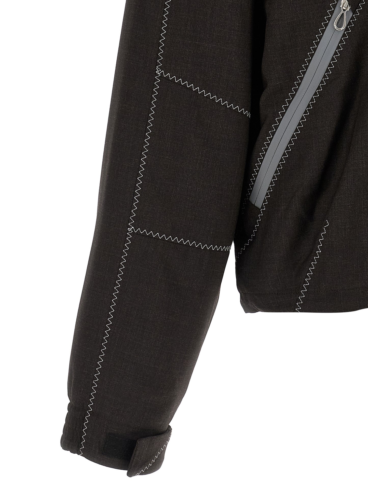 Kiko Kostadinov Brown Virgin Wool Full-Length Jacket
