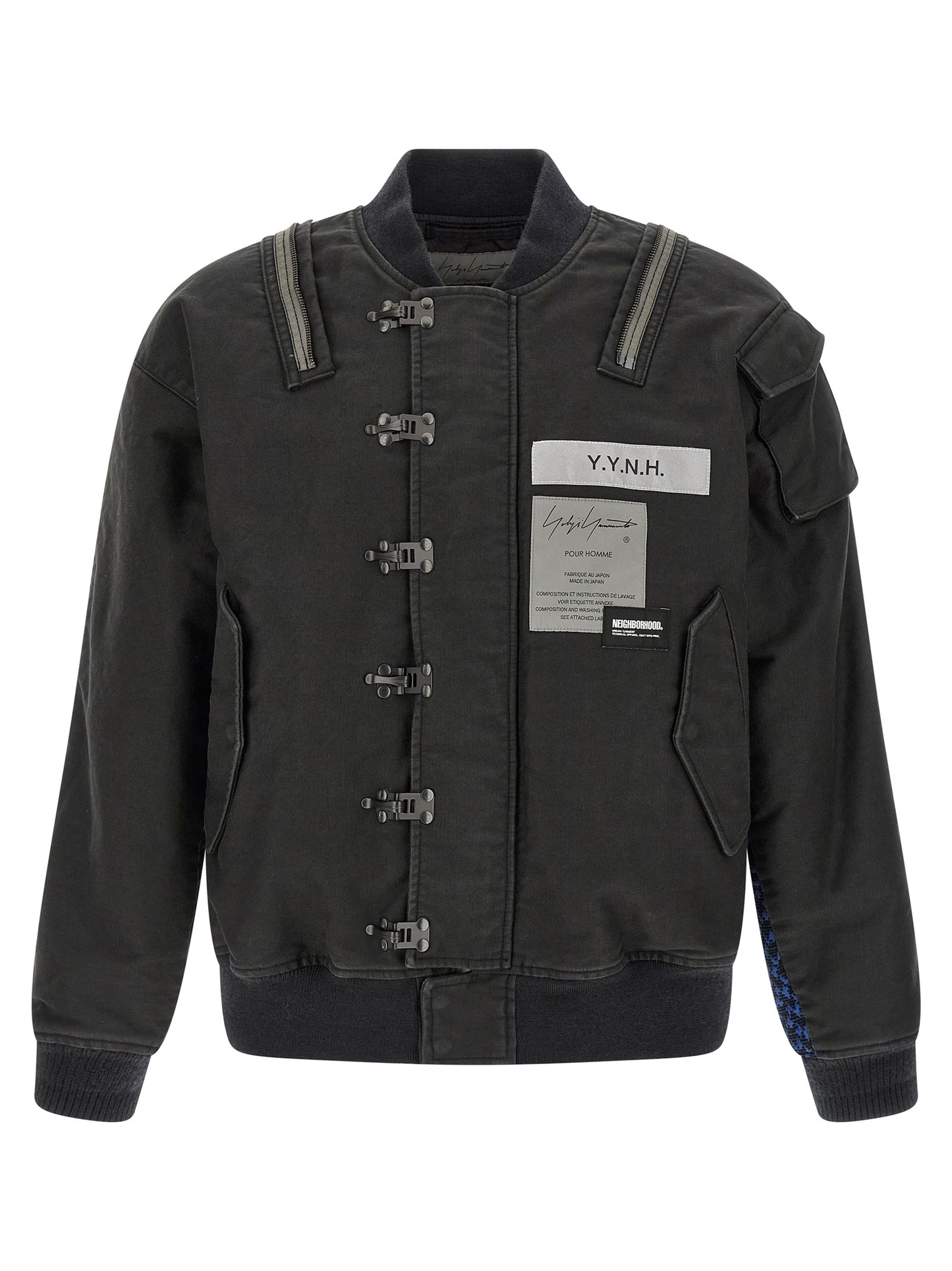 Yohji Yamamoto Black Cotton Bomber