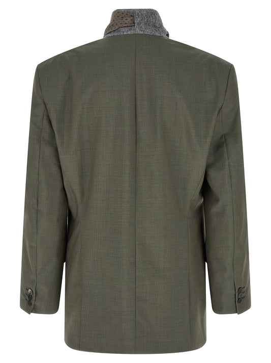 Magliano Bicolor Virgin Wool Blazer