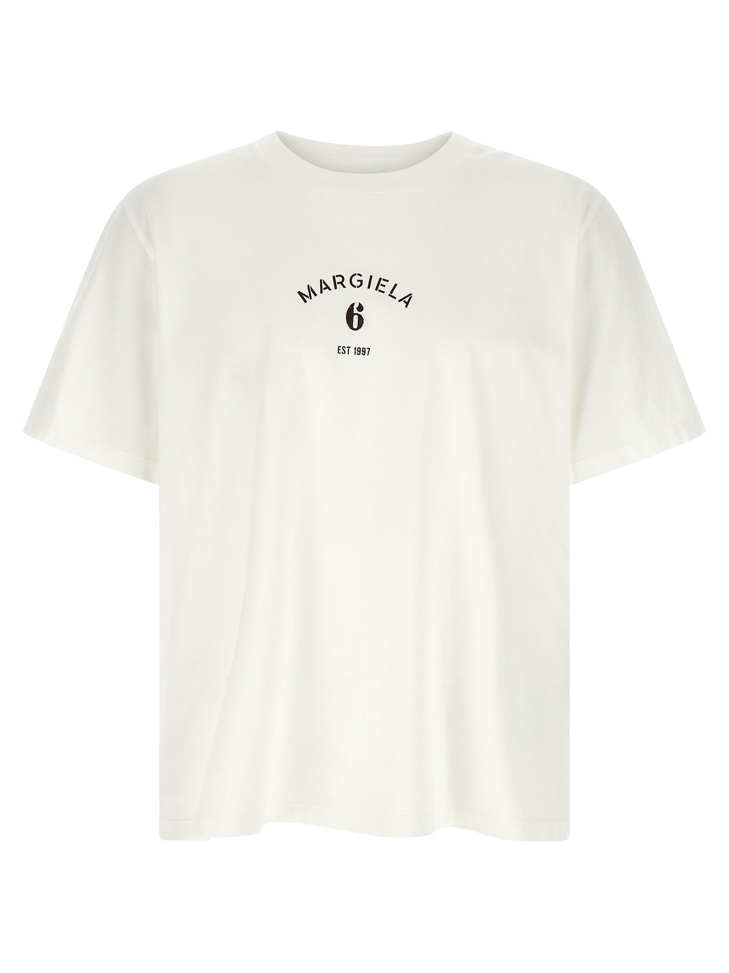 MM6 Maison Margiela White Cotton T-Shirt