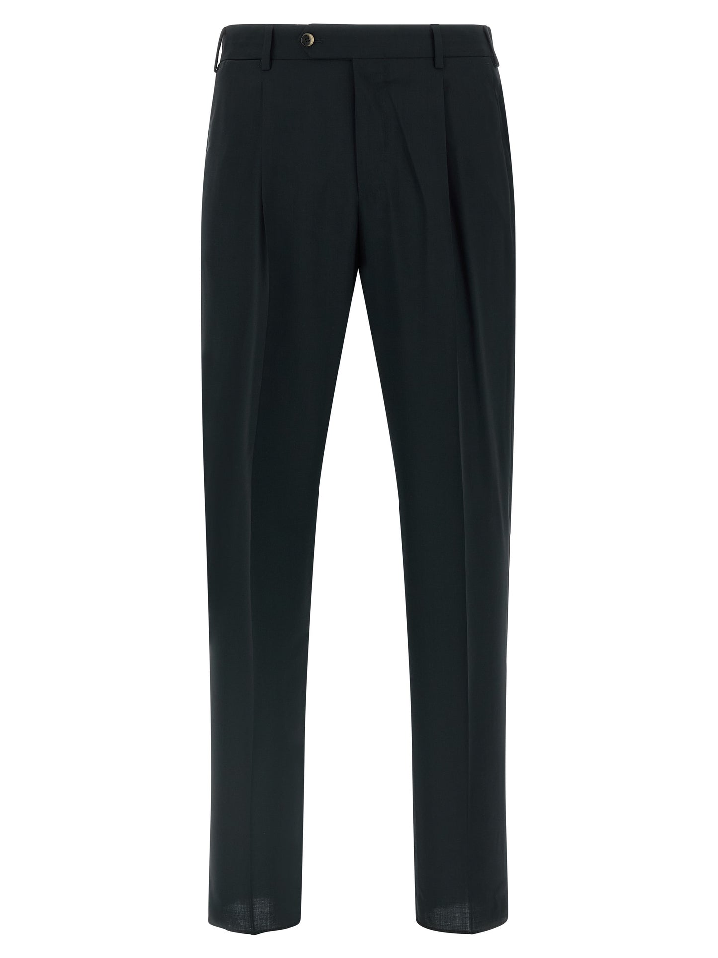 PT Torino Black Virgin Wool Pants