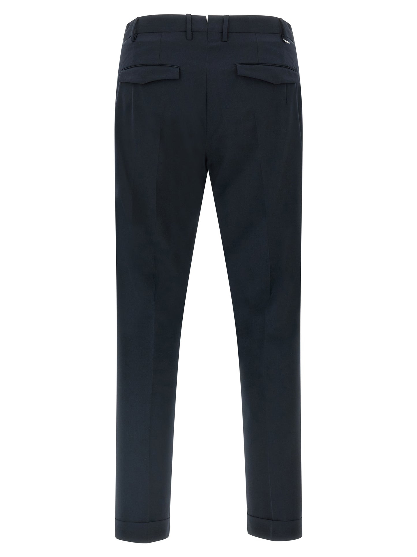 PT Torino Blue Virgin Wool Dress Pants
