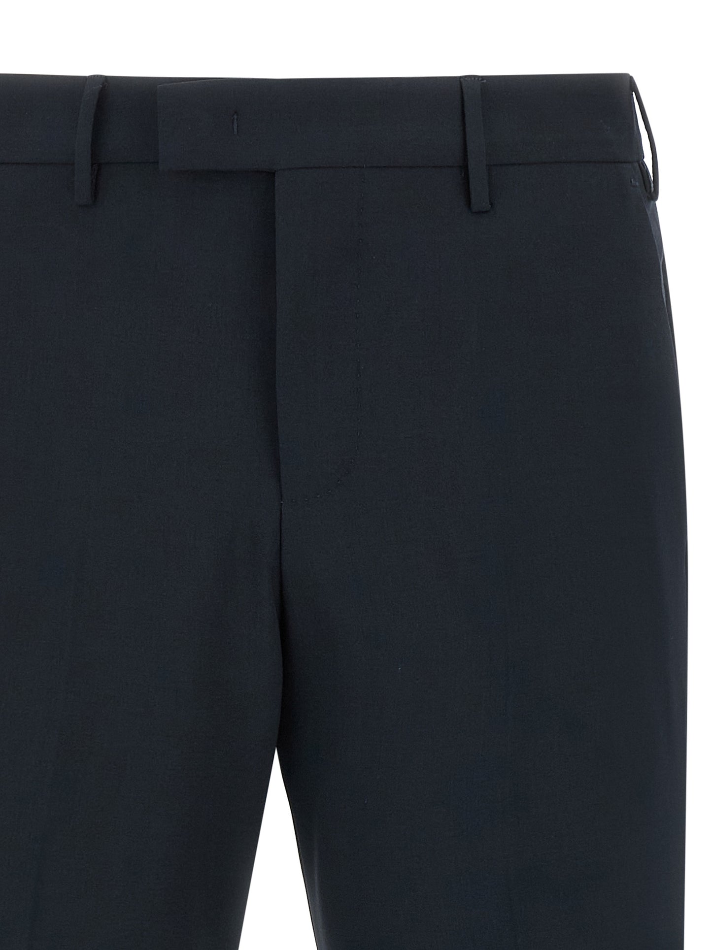 PT Torino Blue Virgin Wool Dress Pants