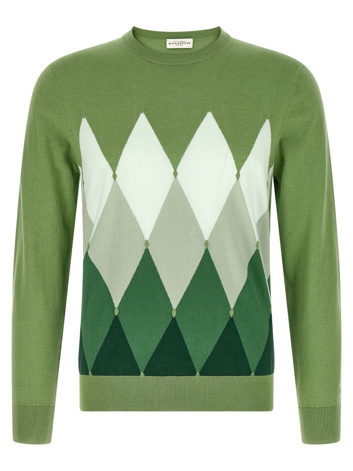 Ballantyne Bicolor Cotton Cardigan