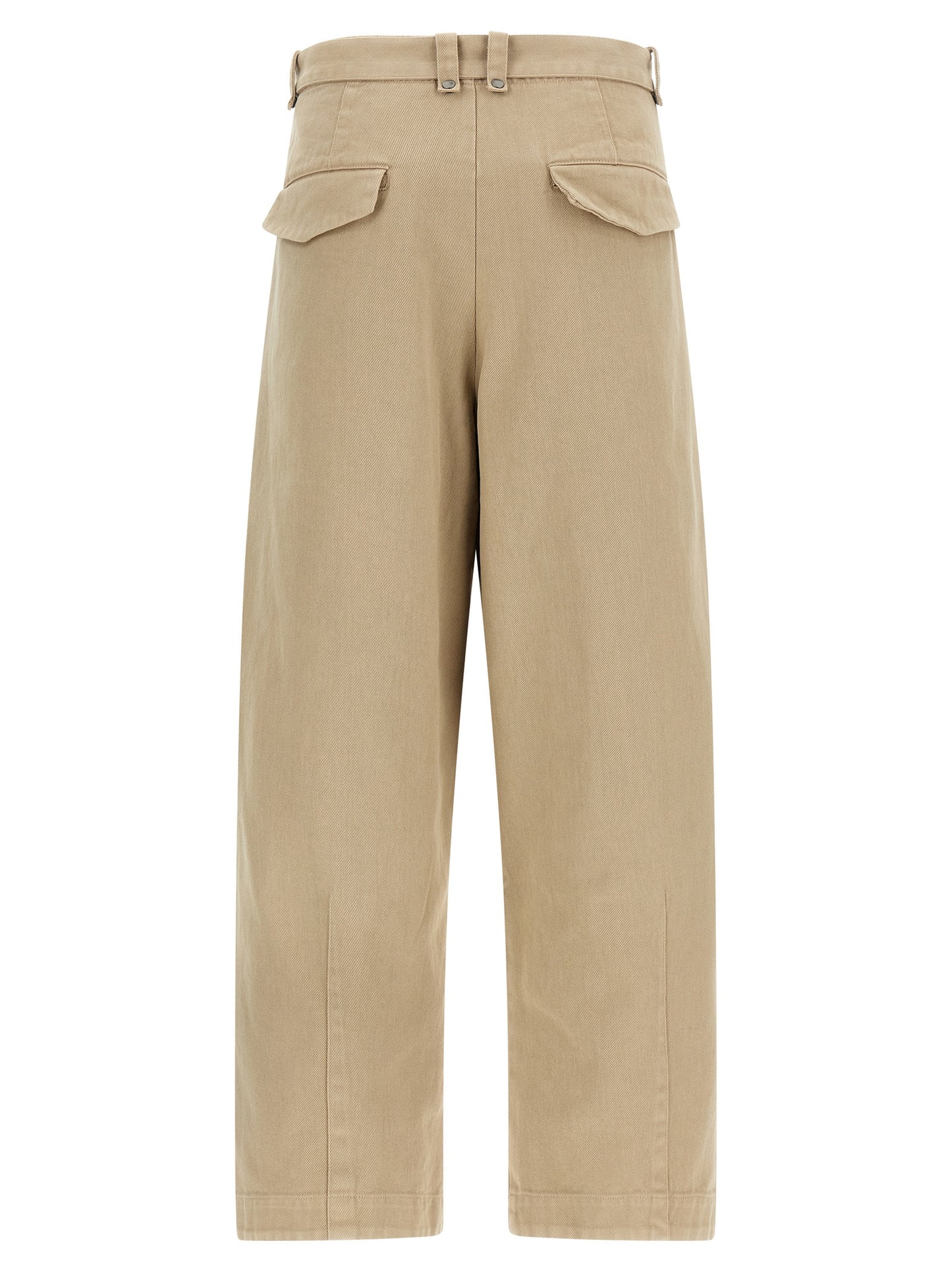 Entire Studios Beige Cotton Casual Pants