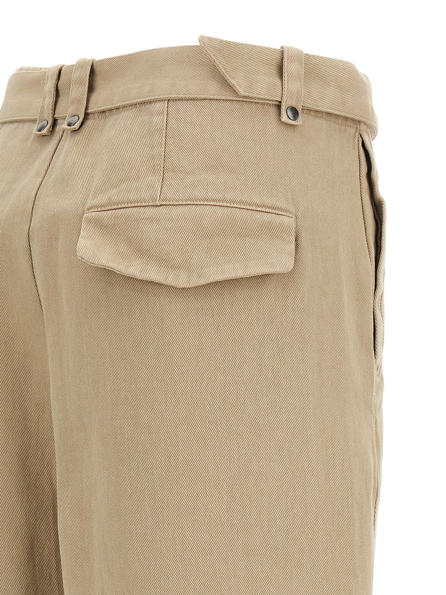 Entire Studios Beige Cotton Casual Pants