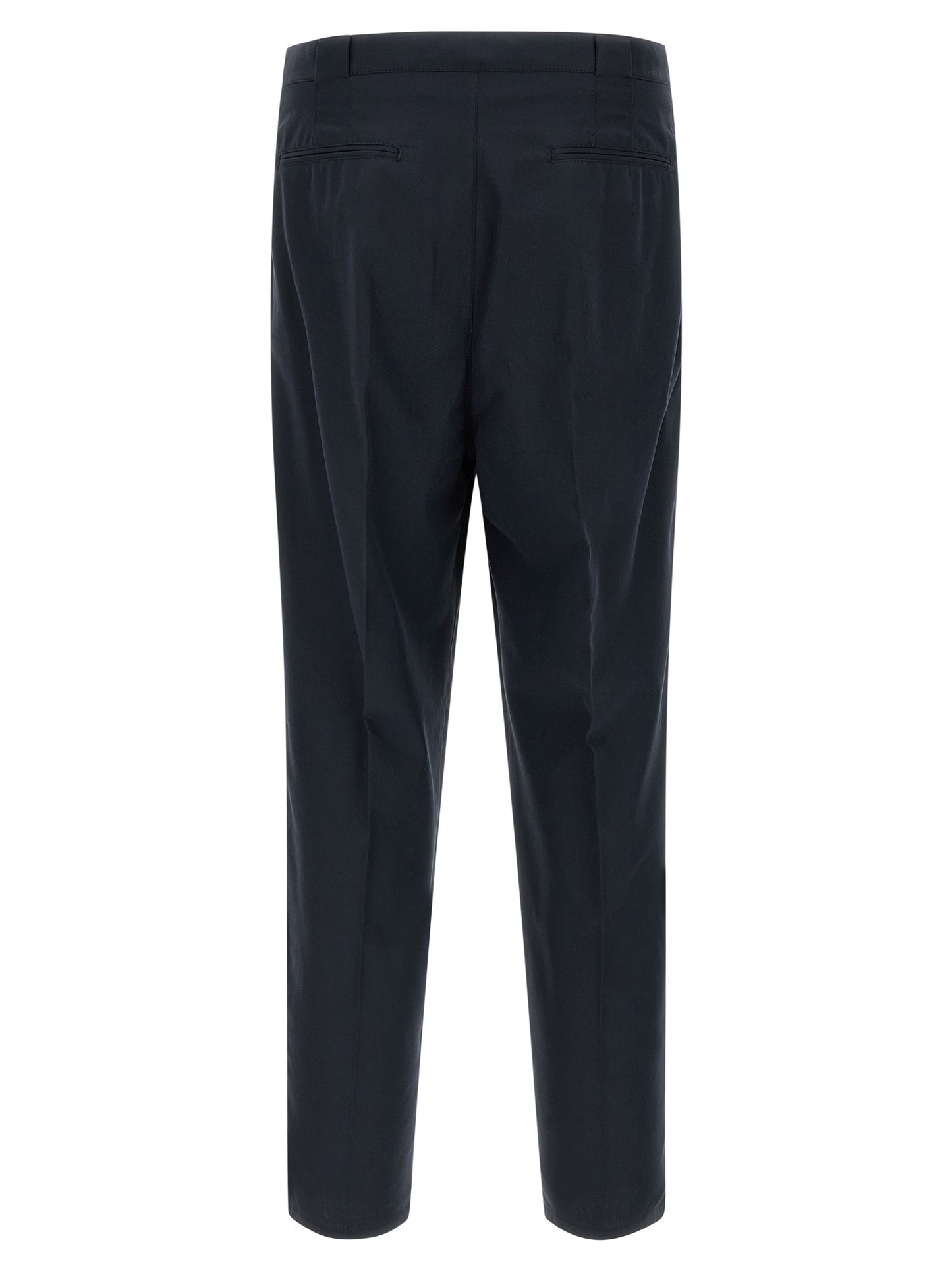 Pantaloni Chino in Cotone Blu Brunello Cucinelli