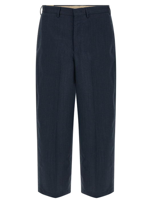 PT Torino Blue Virgin Wool Dress Pants
