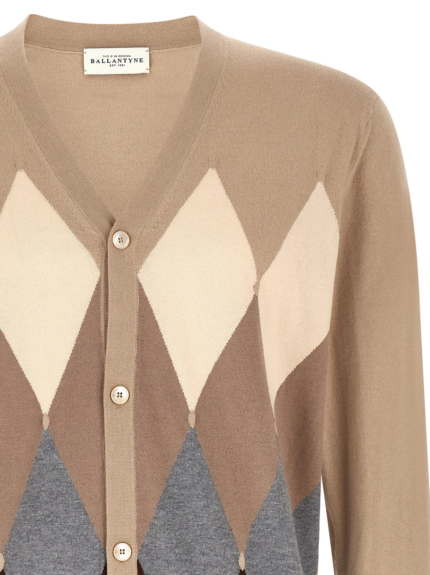 Ballantyne Beige Katoenen Cardigan