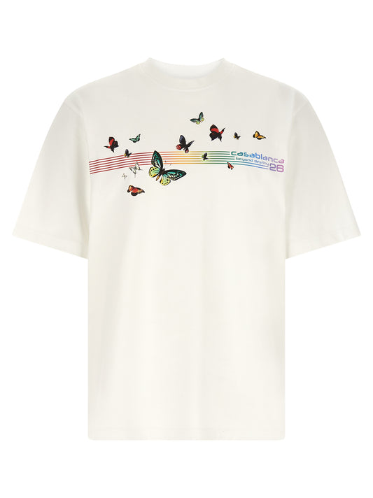 Casablanca White Organic Cotton T-Shirt