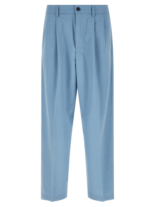 Department 5 Blue Polyester Chino Pants