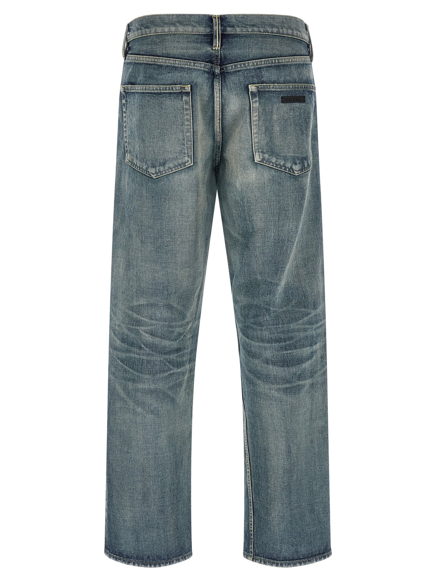 Fear Of God Blue Cotton Straight-Leg Jeans