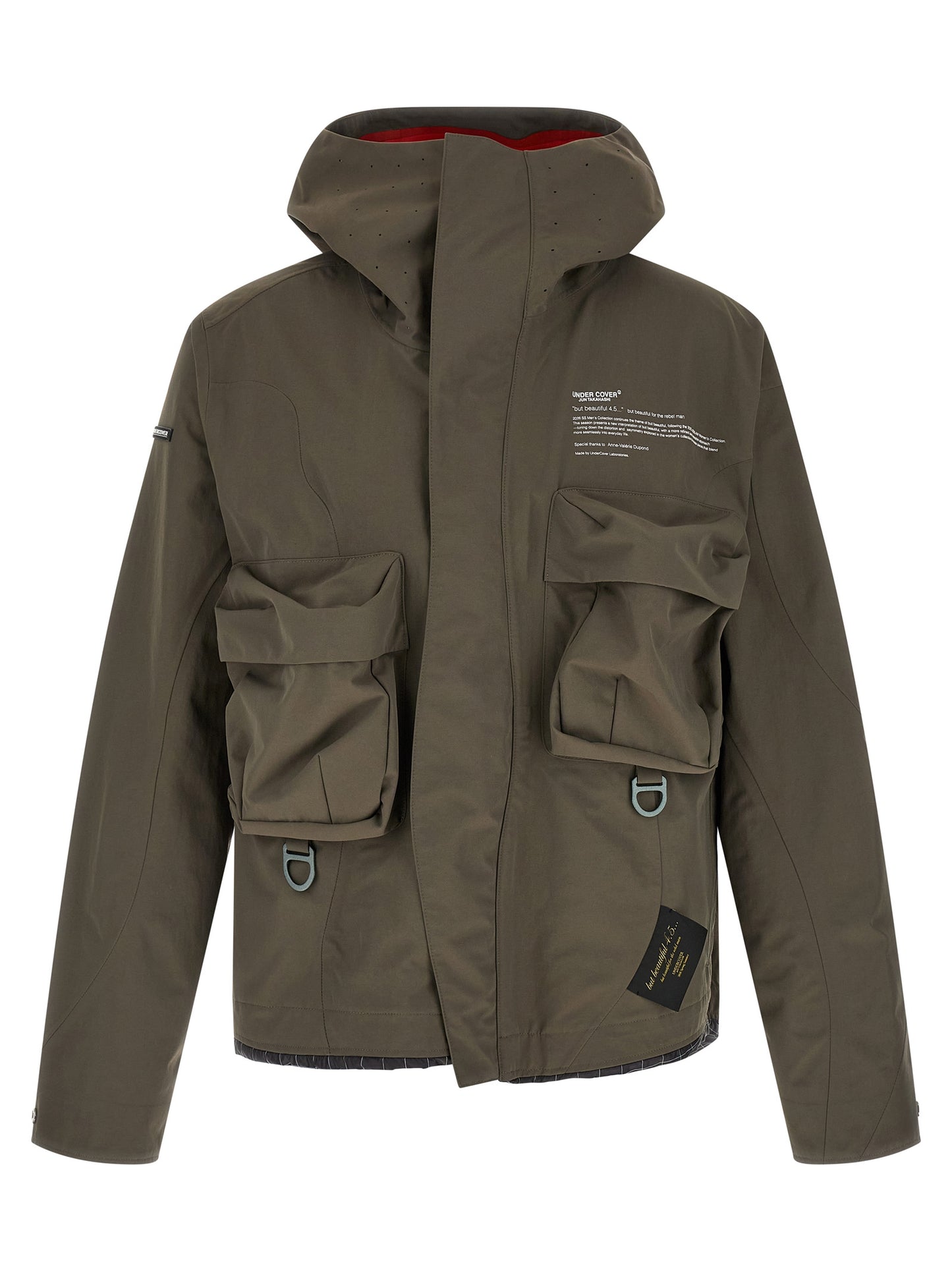 Undercover Gray Nylon Parka