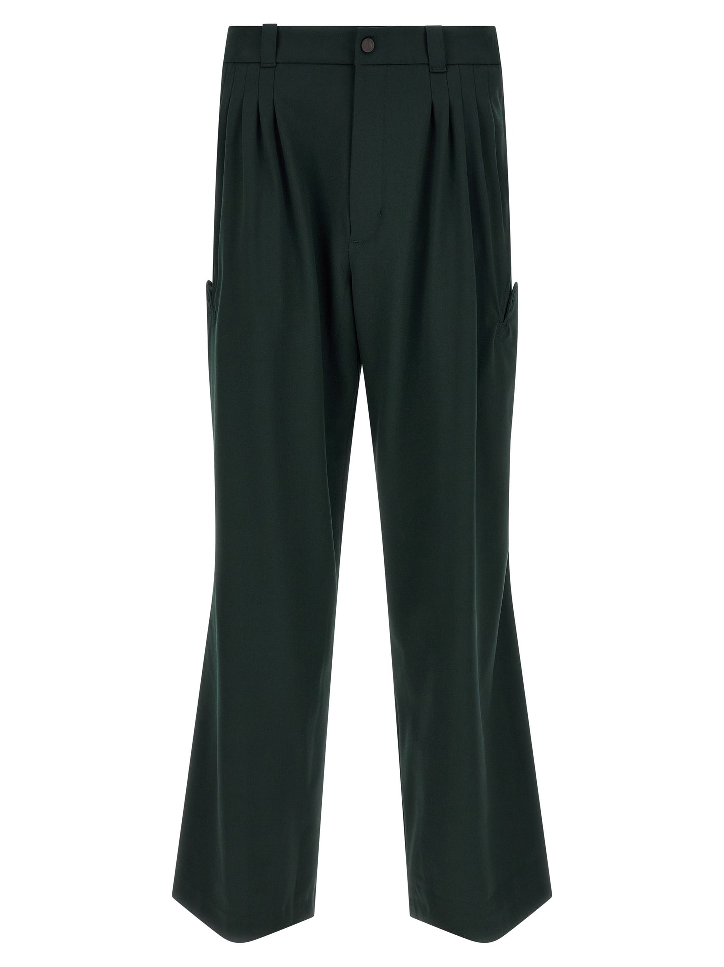 Kiko Kostadinov Bicolor Virgin Wool Casual Pants
