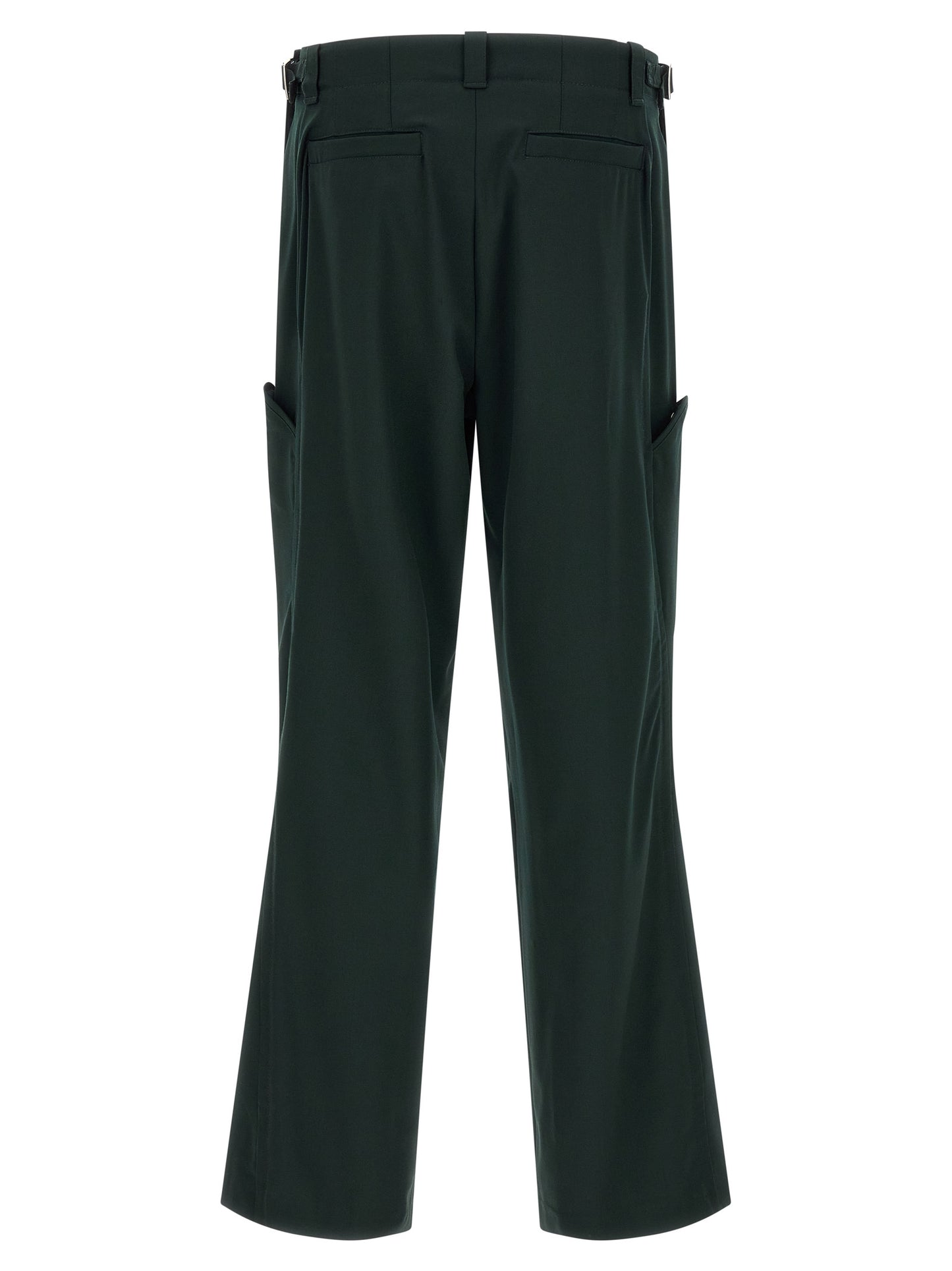 Kiko Kostadinov Bicolor Virgin Wool Casual Pants
