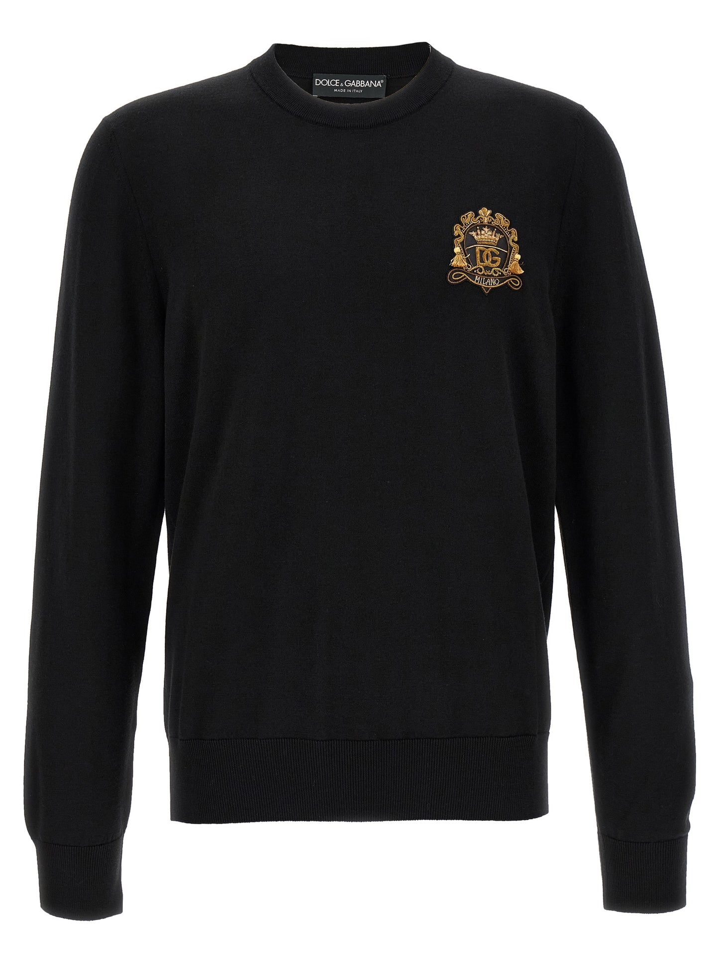 Dolce & Gabbana Black Virgin Wool Cardigan