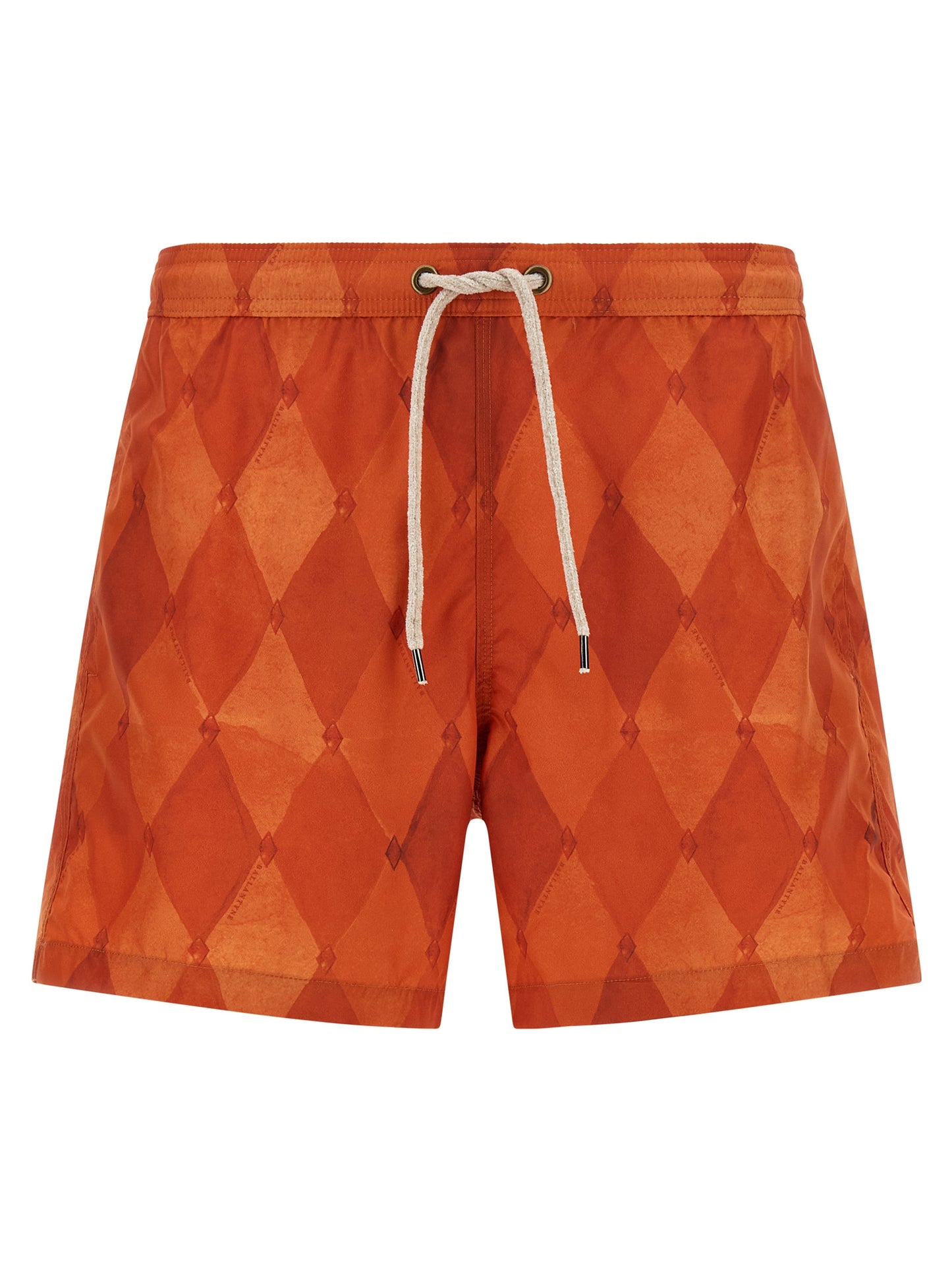 Ballantyne Orange Polyester Swim Shorts