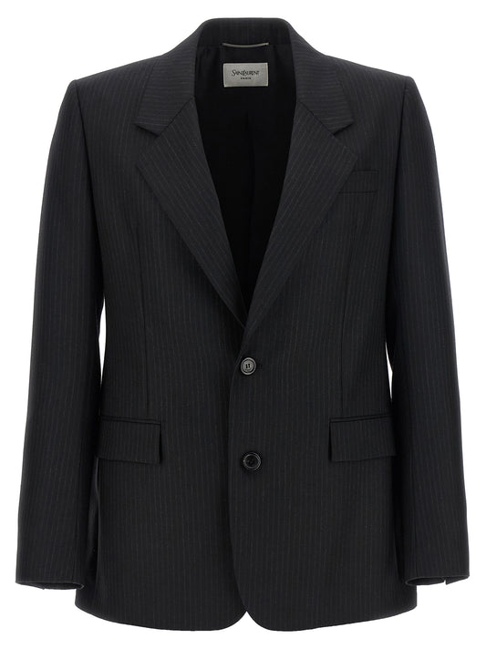 Saint Laurent Black Wool Blazer