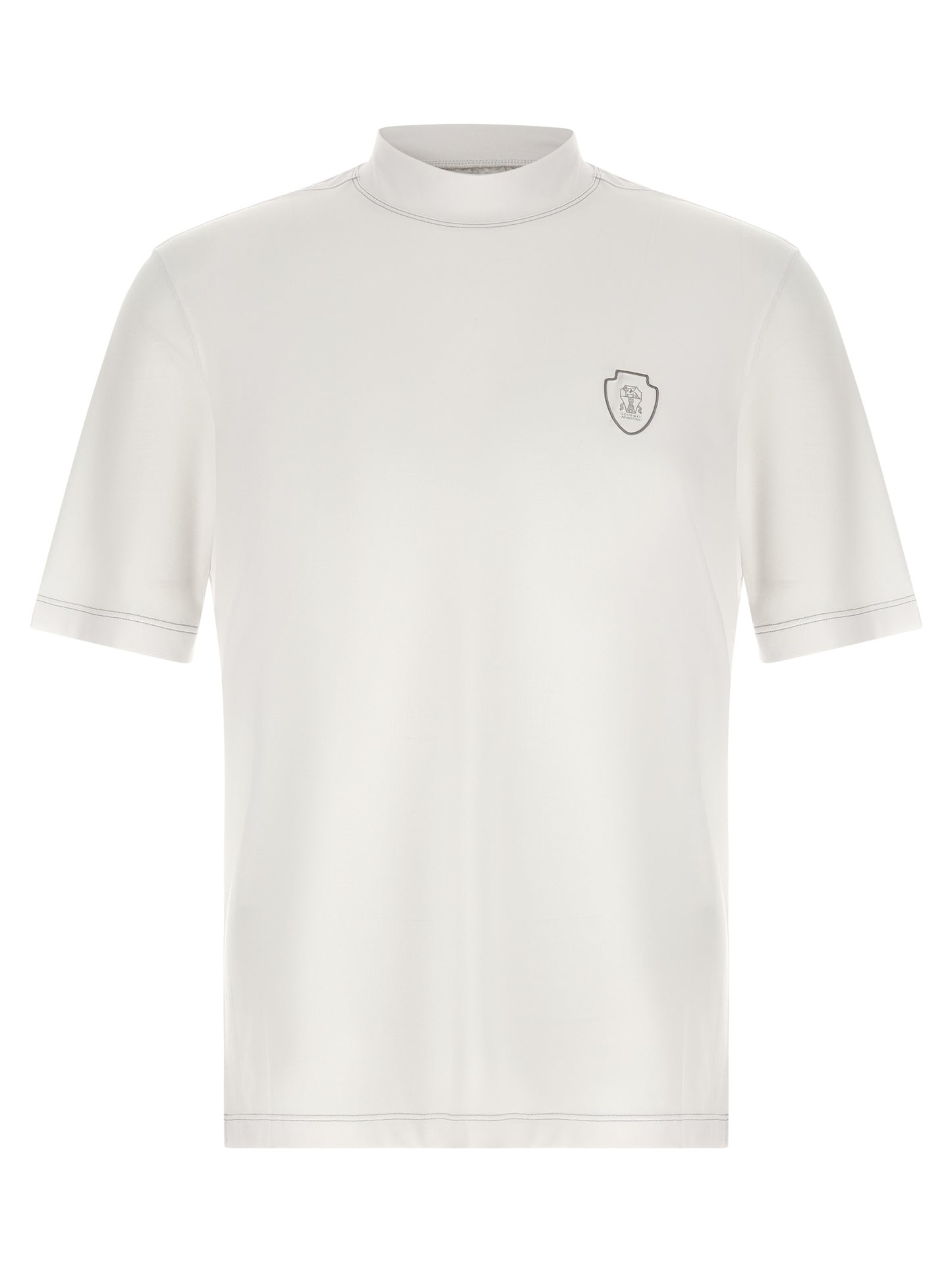 Brunello Cucinelli White Polyamide T-Shirt