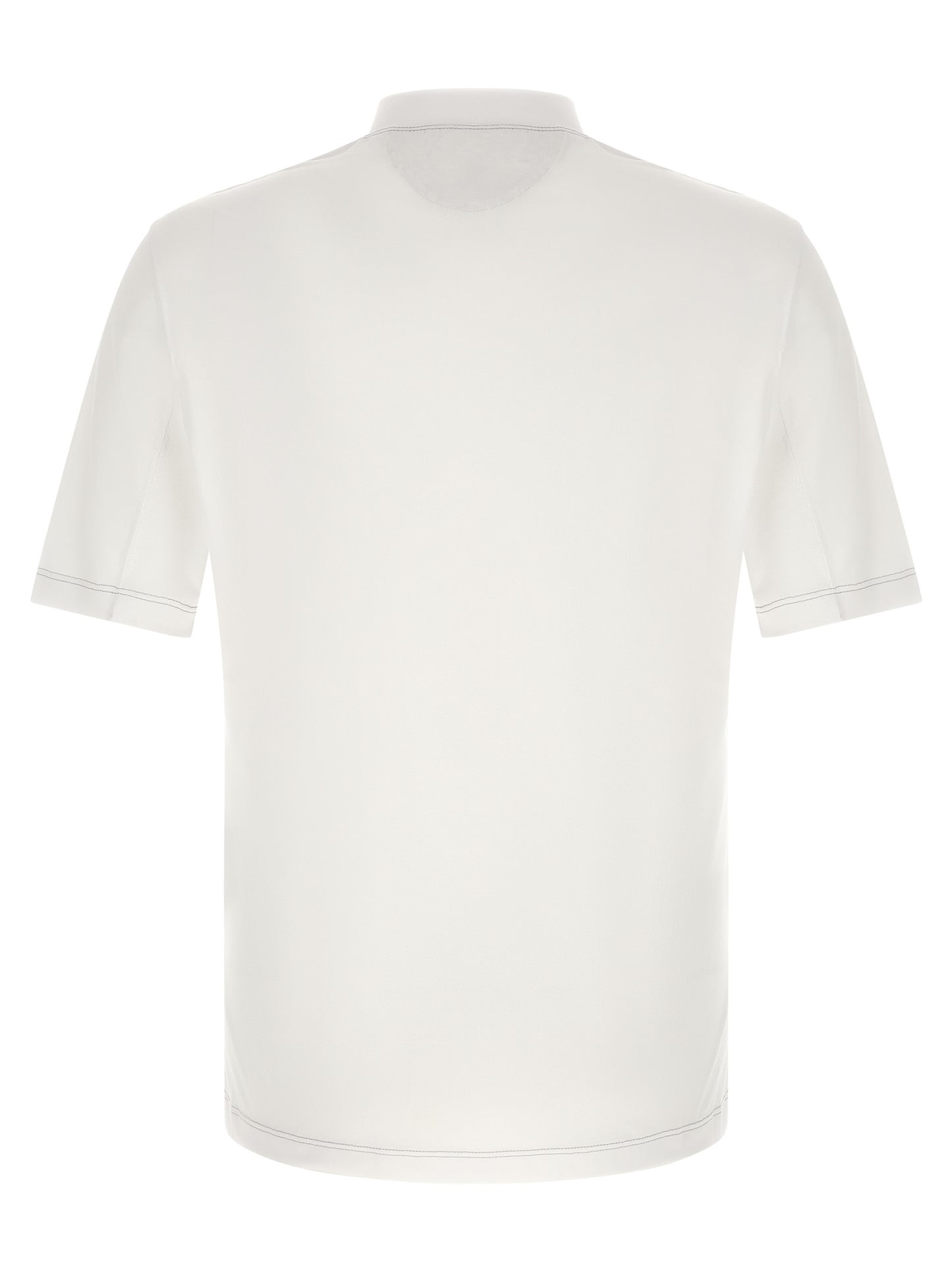 Brunello Cucinelli White Polyamide T-Shirt