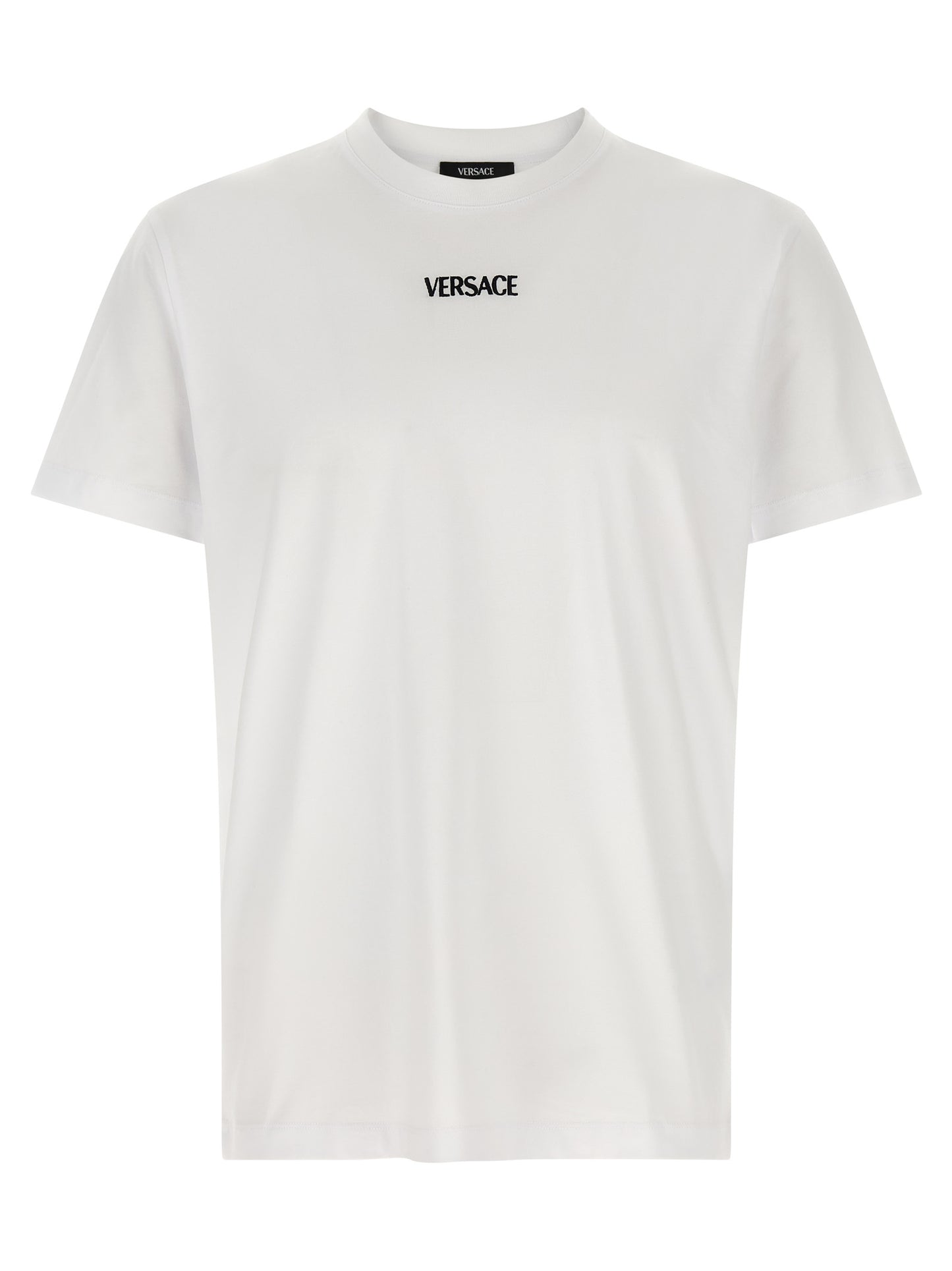 Versace T-Shirt Bianco in Cotone
