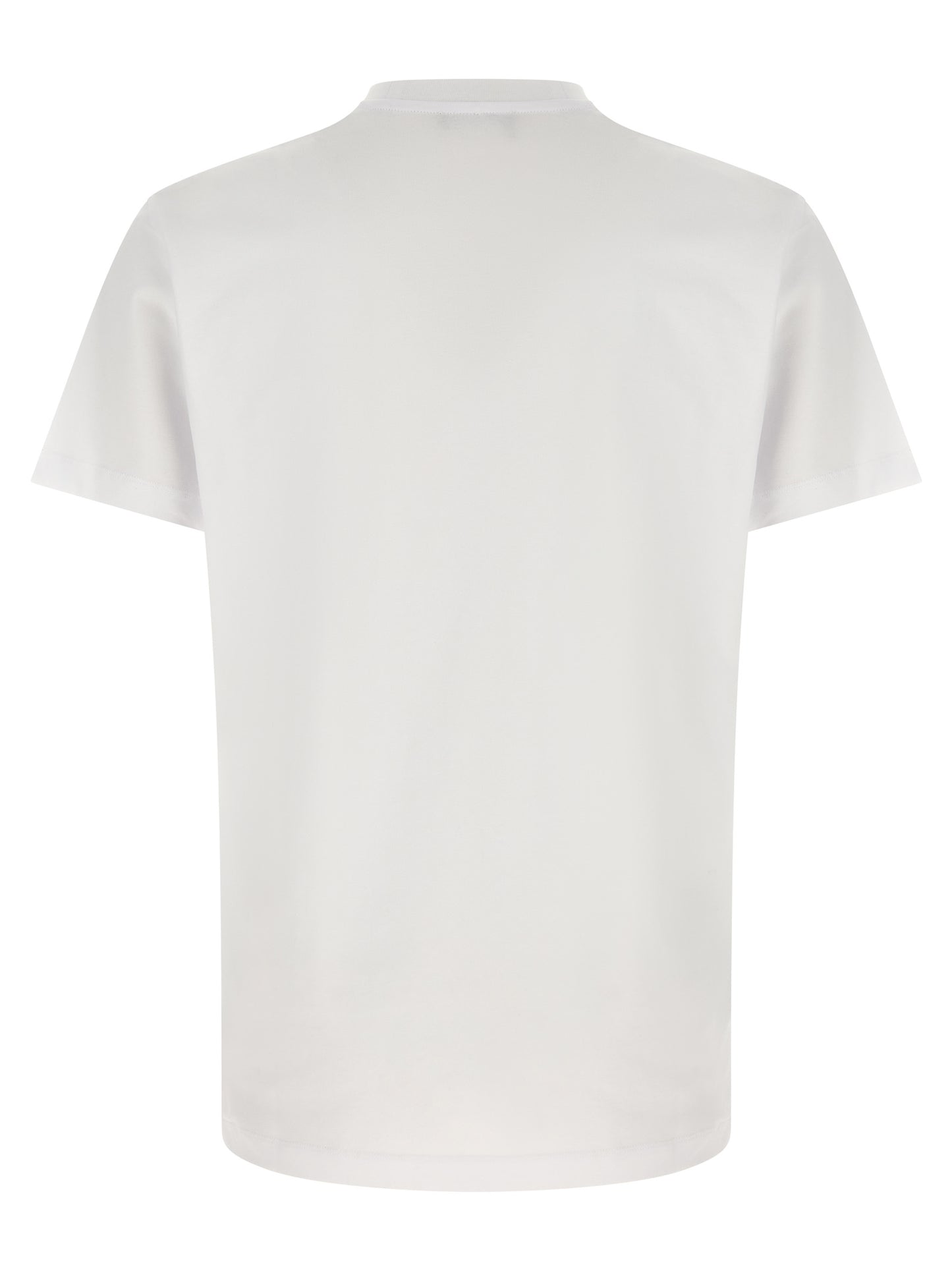 Versace T-Shirt Bianco in Cotone