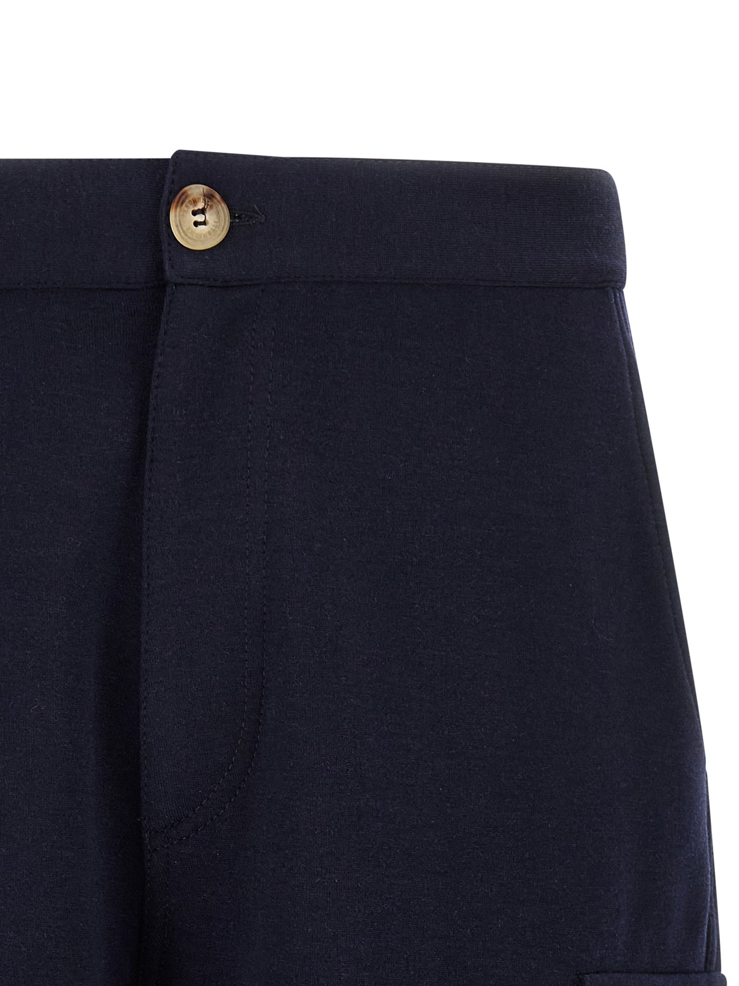 Brunello Cucinelli Bermuda Shorts in Cotone Blu