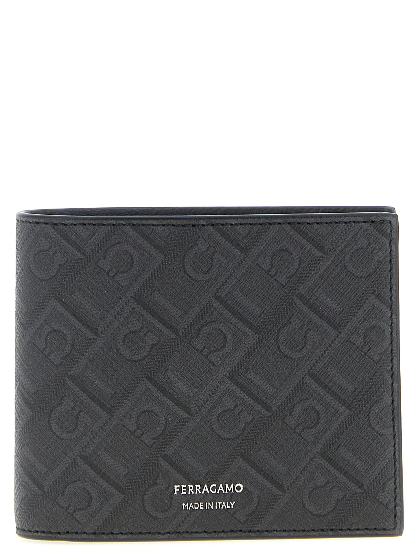 Ferragamo Black Polyethylene Wallet
