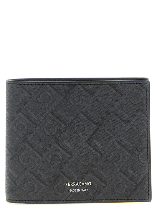 Ferragamo Black Polyethylene Wallet