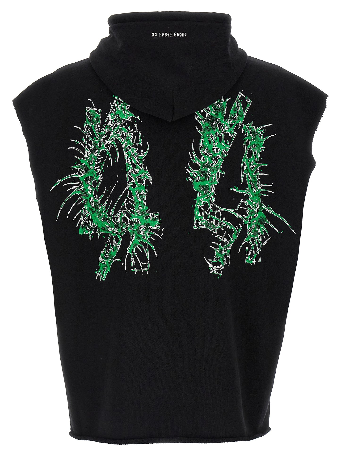 44 Label Group Black Cotton Sweatshirt