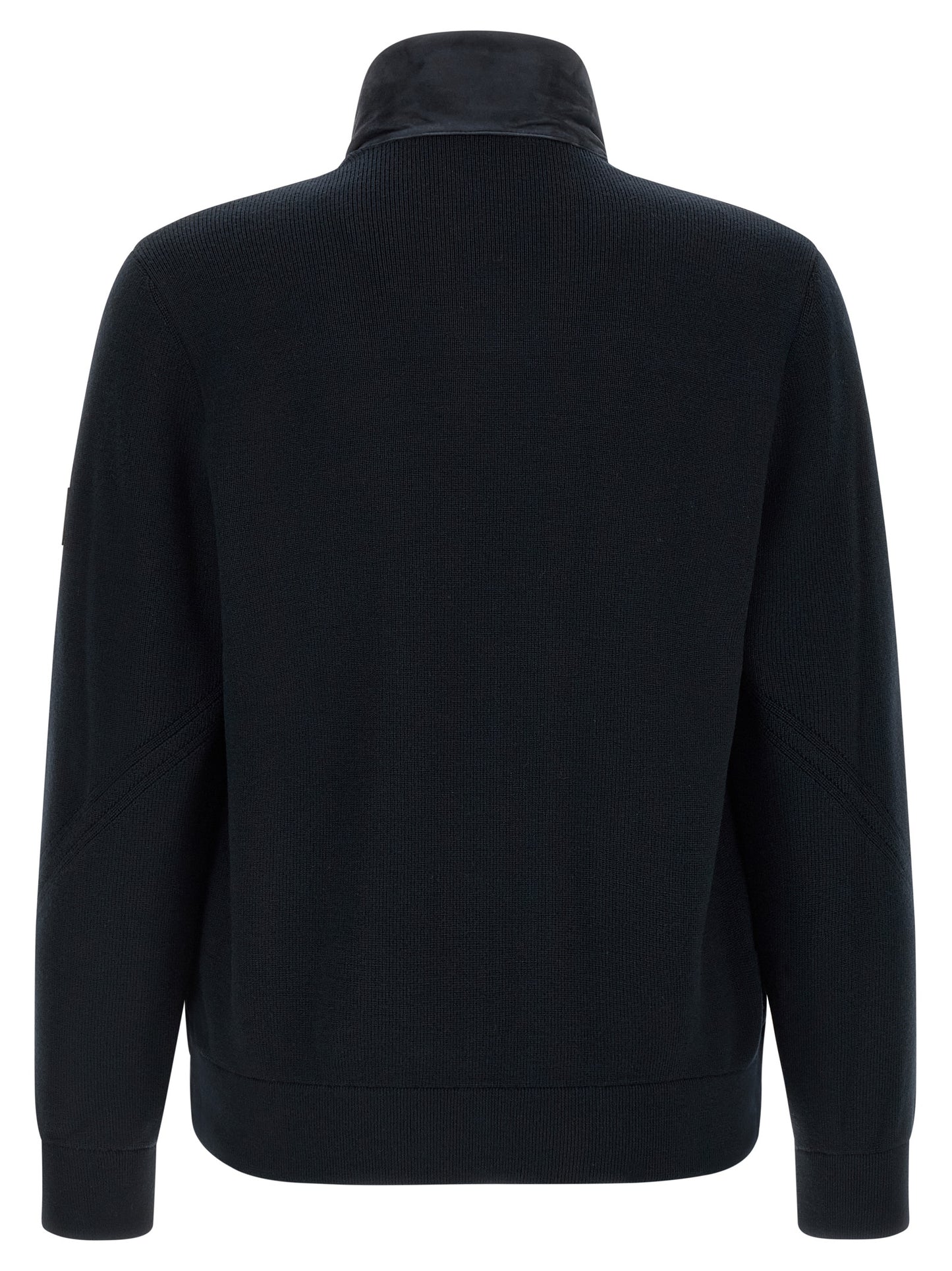 Mackage Blue Virgin Wool Full-Length Jacket