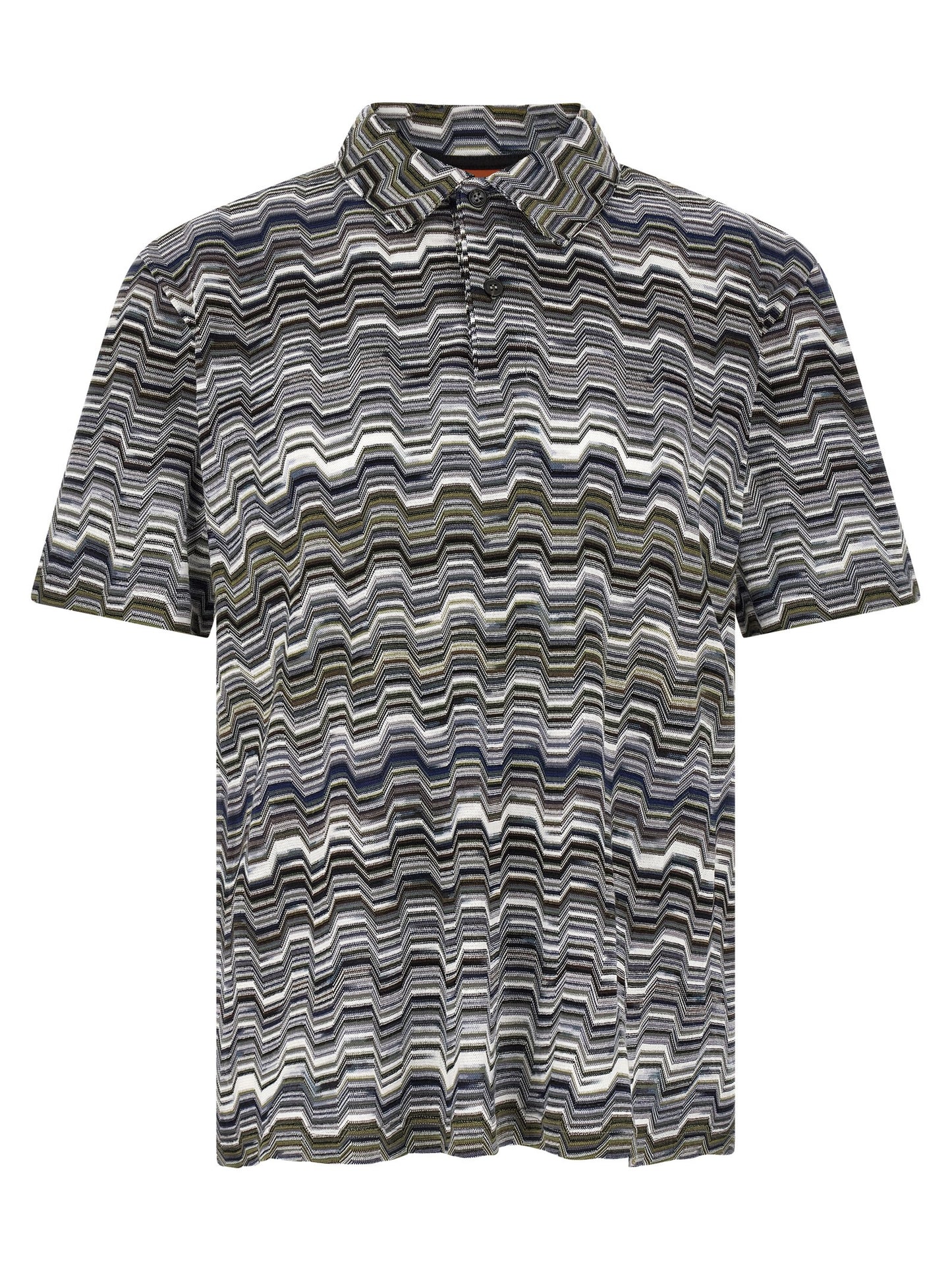 Missoni Bicolor Cotton Polo Shirt
