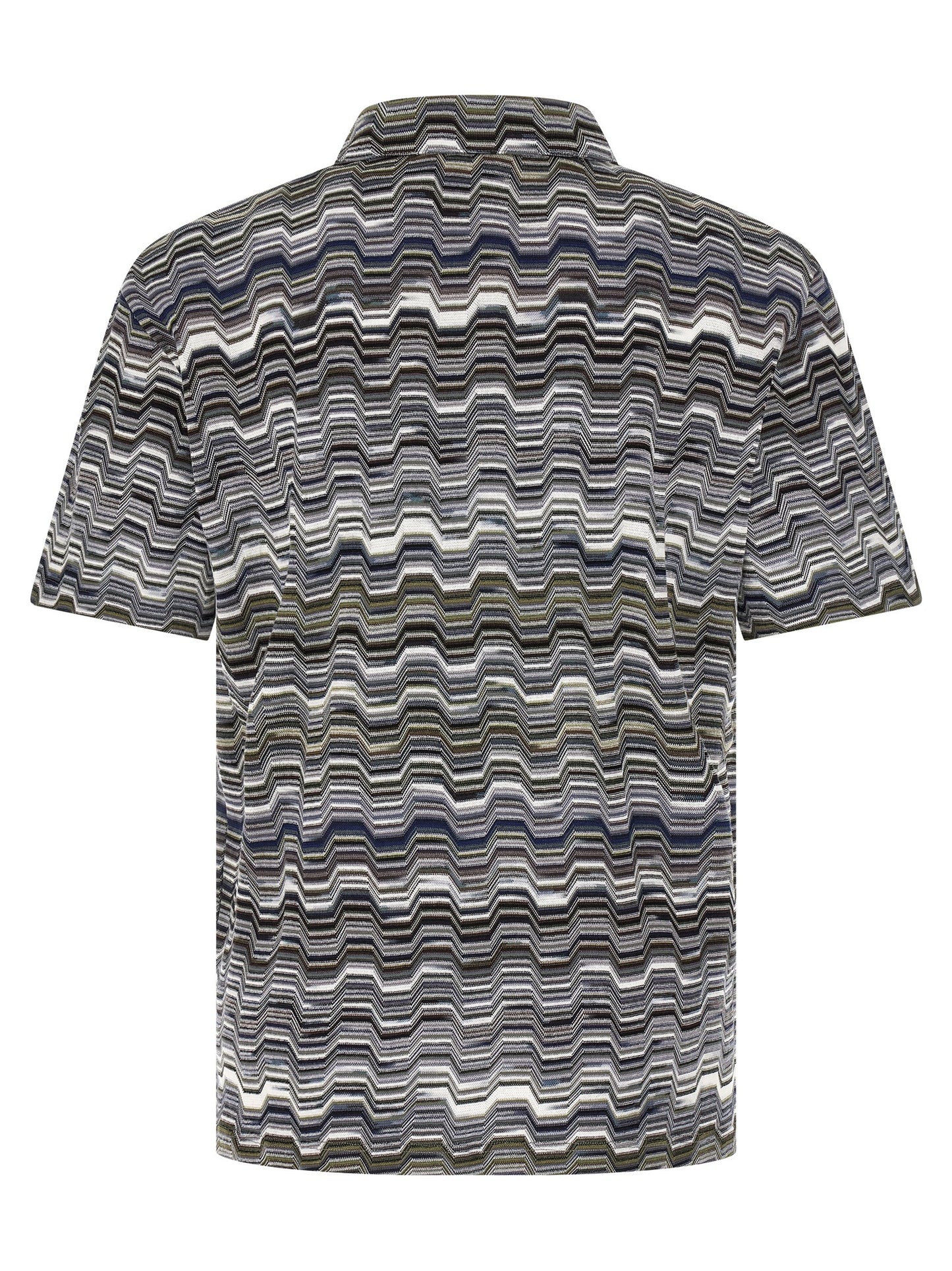 Missoni Bicolor Cotton Polo Shirt