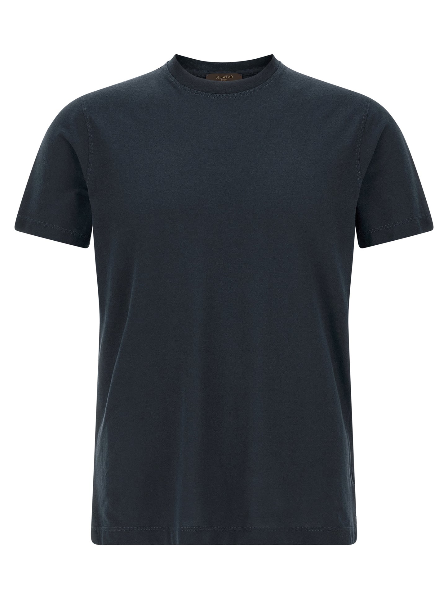 ZANONE Blue Cotton T-Shirt