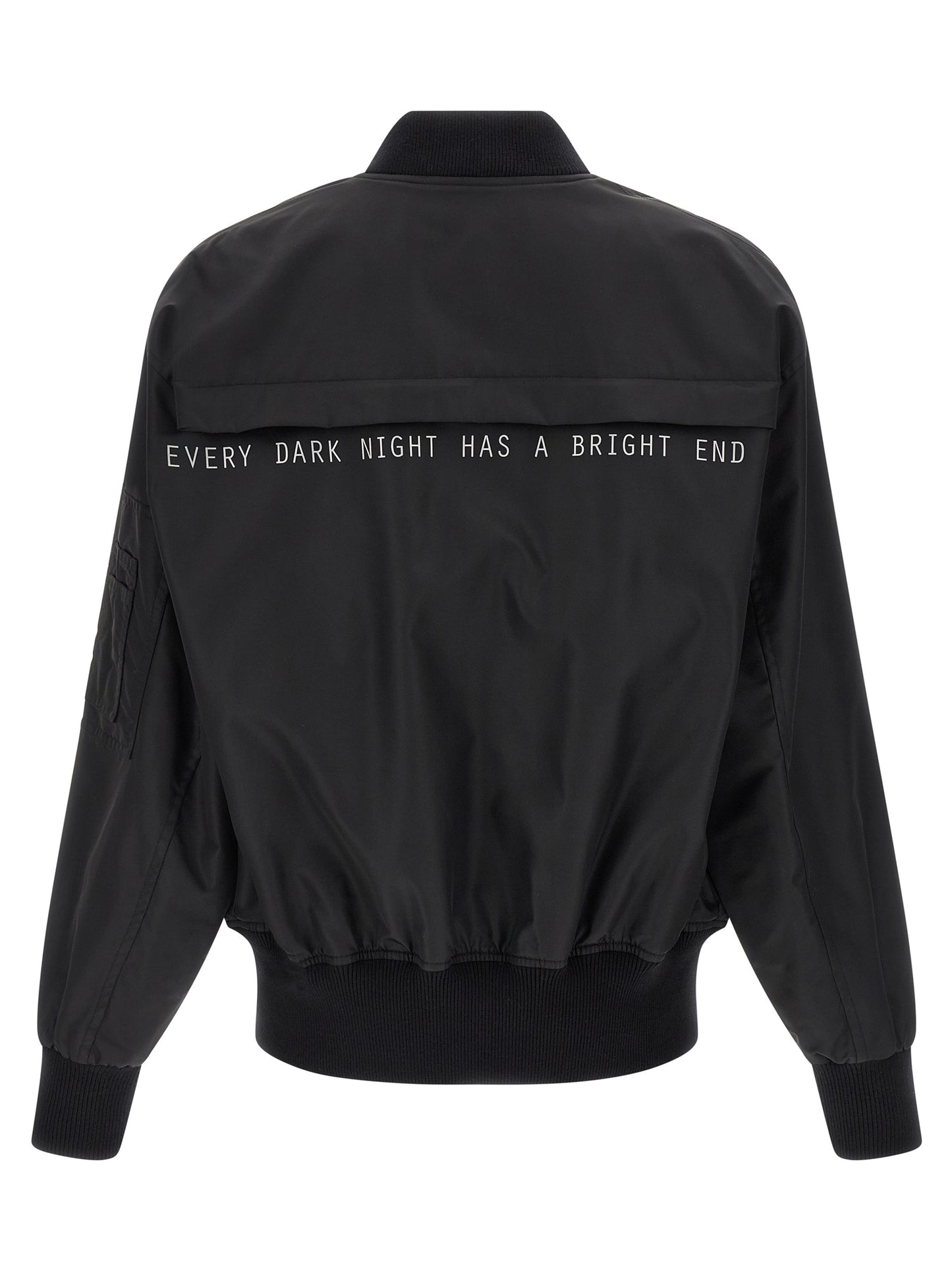 44 Label Group Black Polyamide Bomber