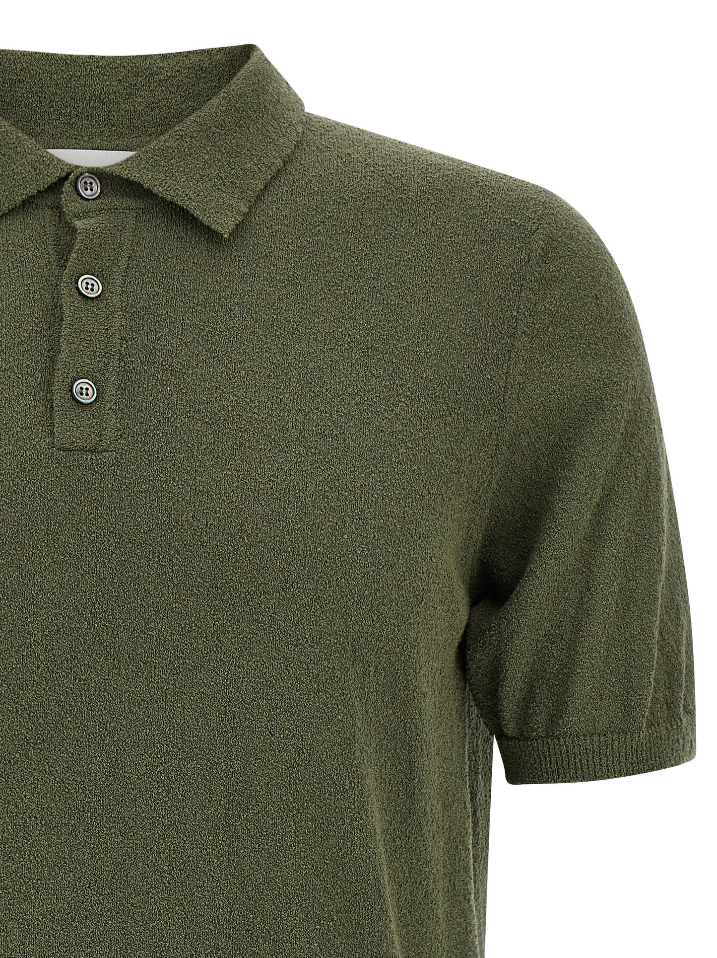 Roberto Collina Bicolor Cotton Polo Shirt