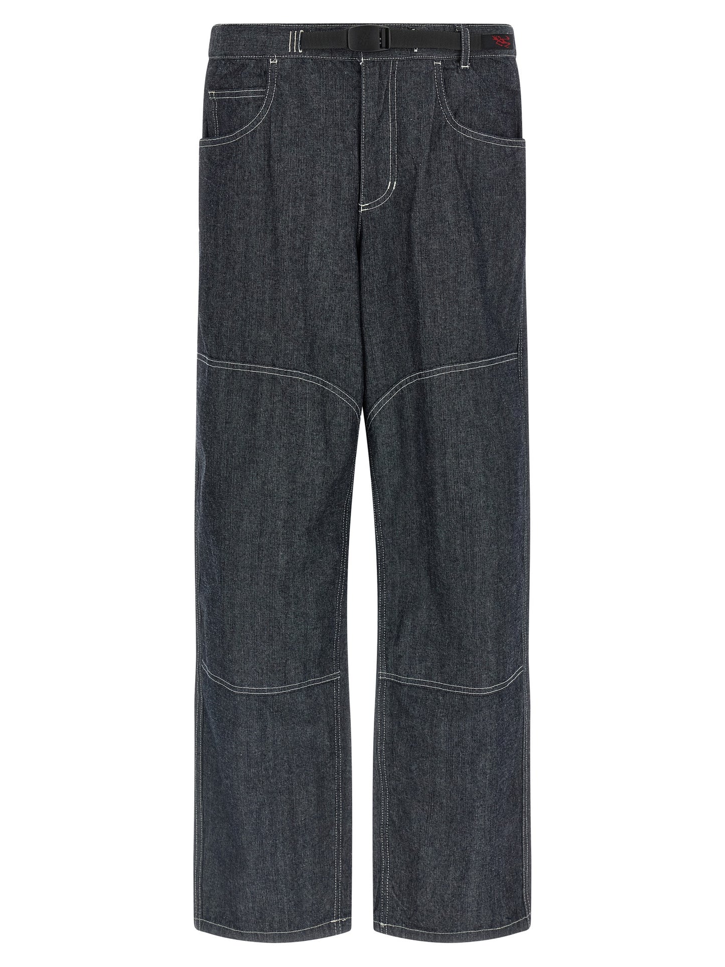 Gramicci Blue Cotton Straight-Leg Jeans