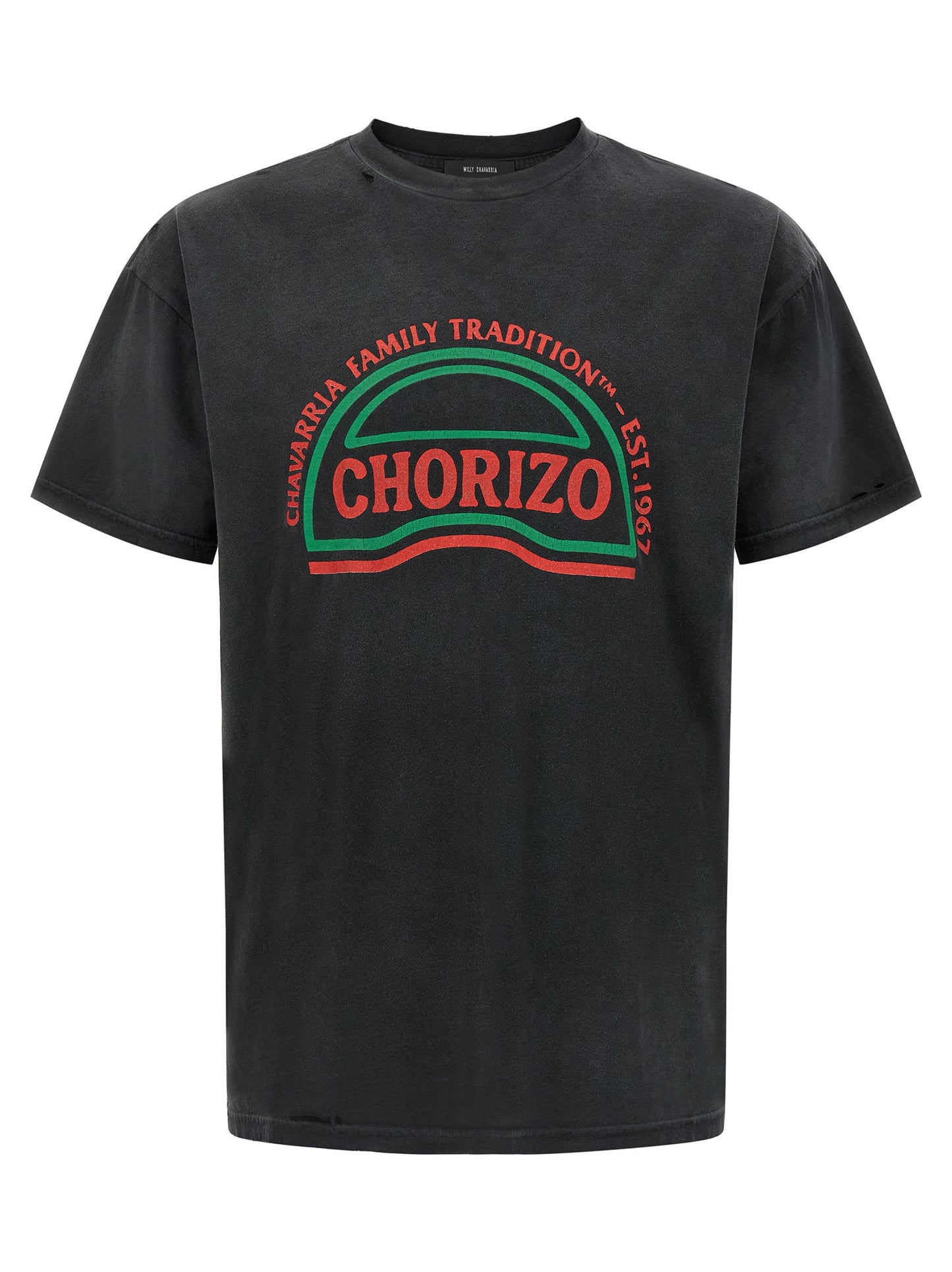 WILLY CHAVARRIA Black Cotton T-Shirt